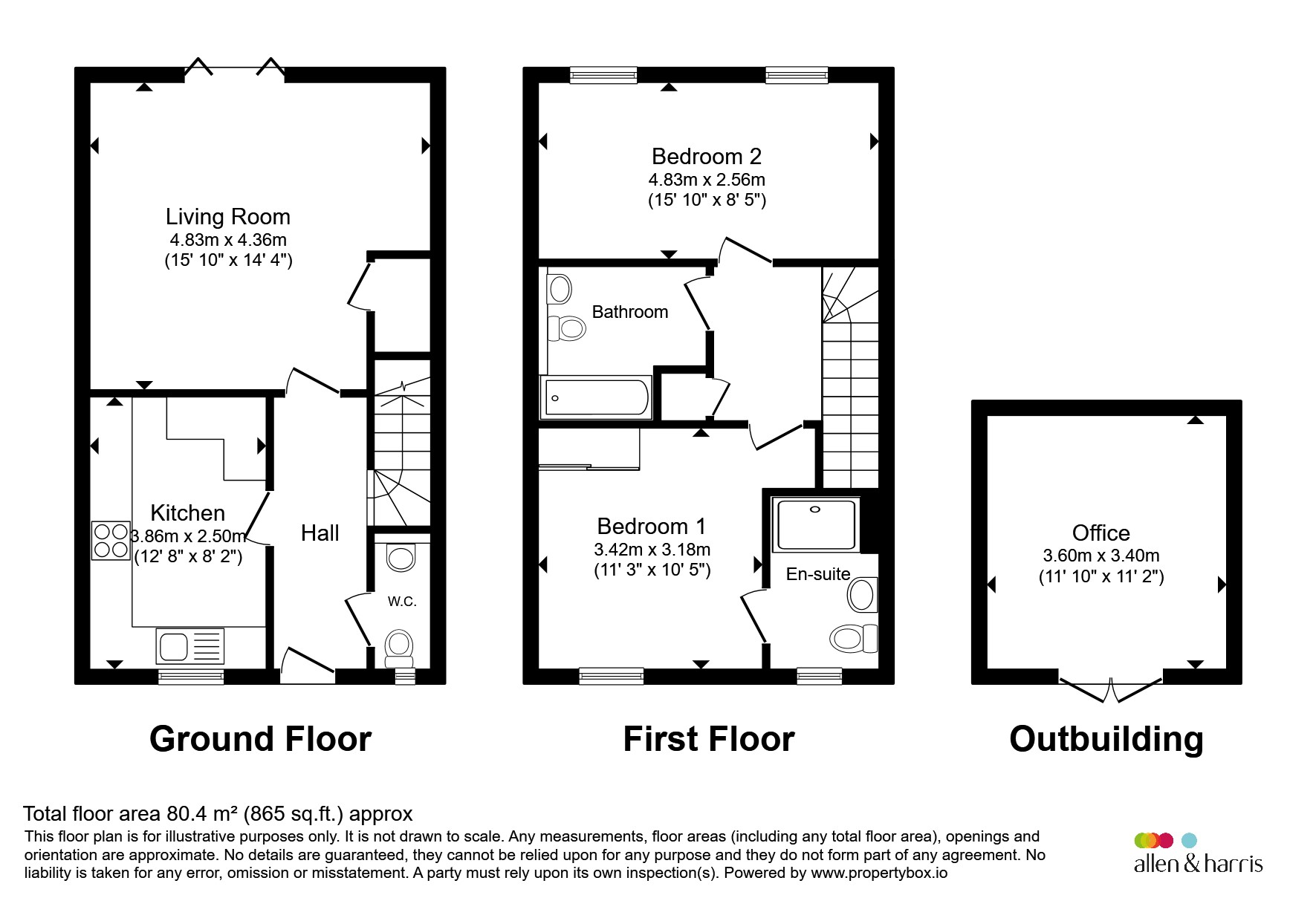 55, Raven Way, Swindon floorplan