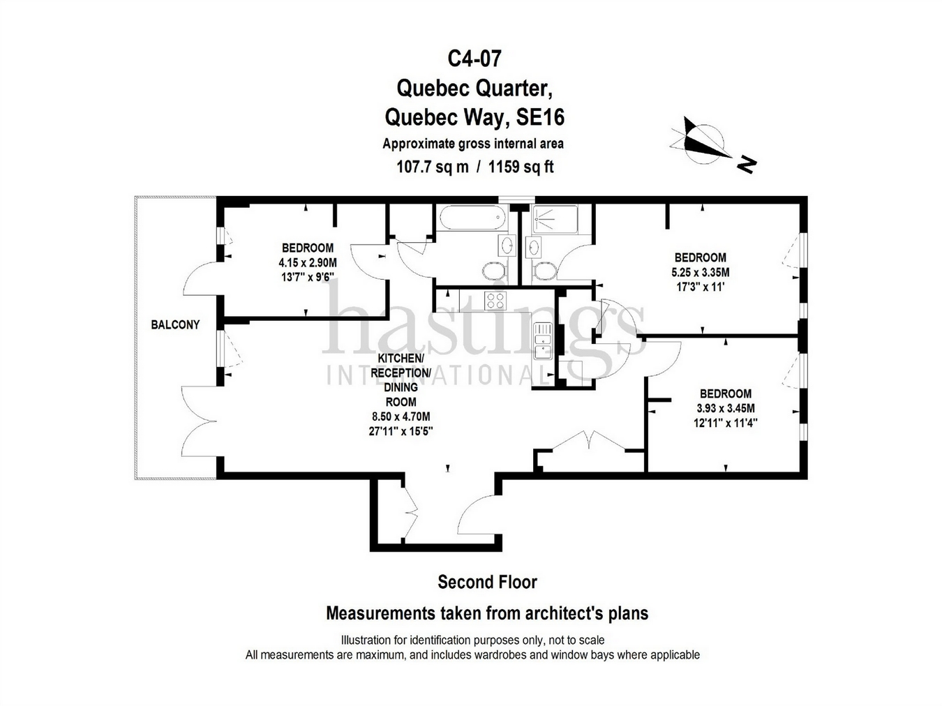 3 Bedrooms Flat for sale in Hornbeam House, 22 Quebec Way, Canada Water SE16
