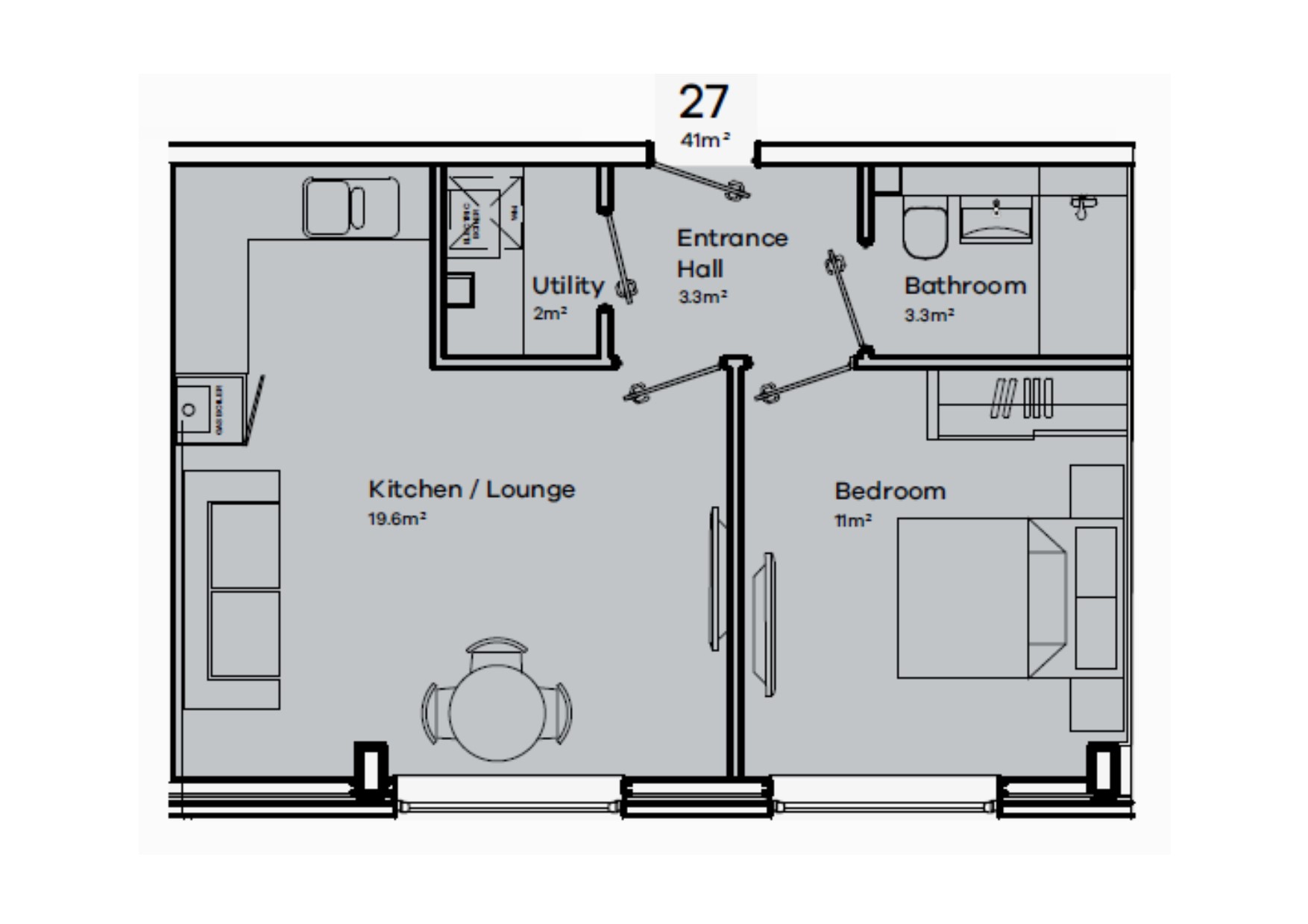 Windmill Centre, Windmill Lane, Southall UB2, 1 bedroom flat for sale