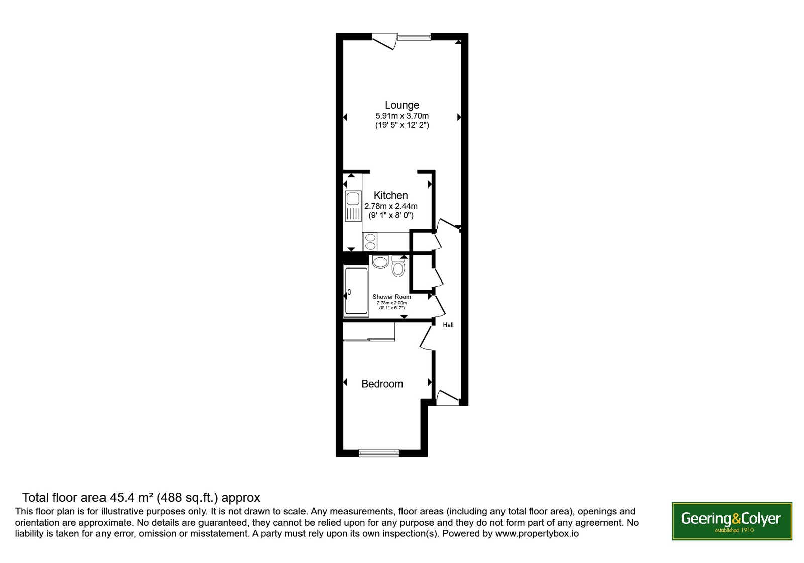 30 Kingsford Court,, Coombe Valley Road, Kent floorplan
