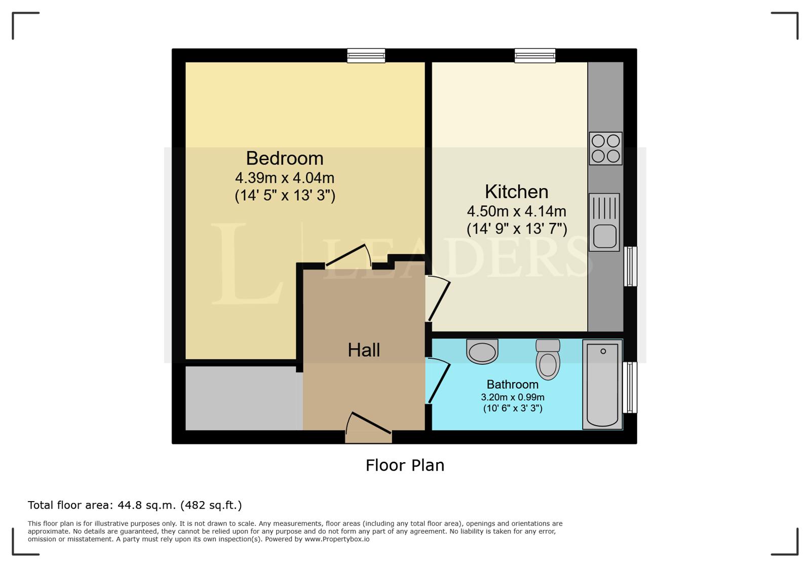 Flat 1, Hoque Villa 23-25, Shropshire Street, Shropshire floorplan