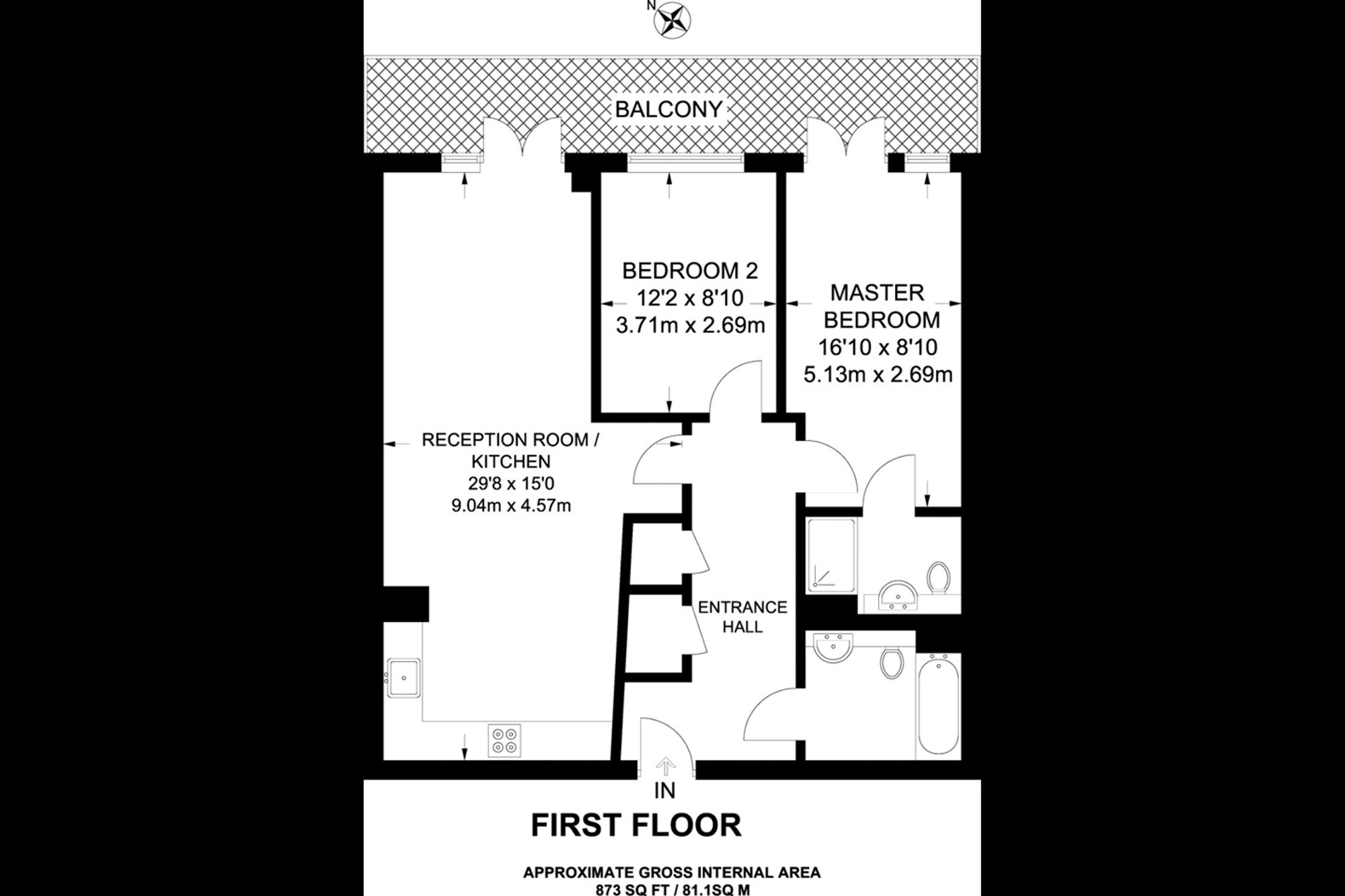 Flat 141, Leamore Court, London floorplan