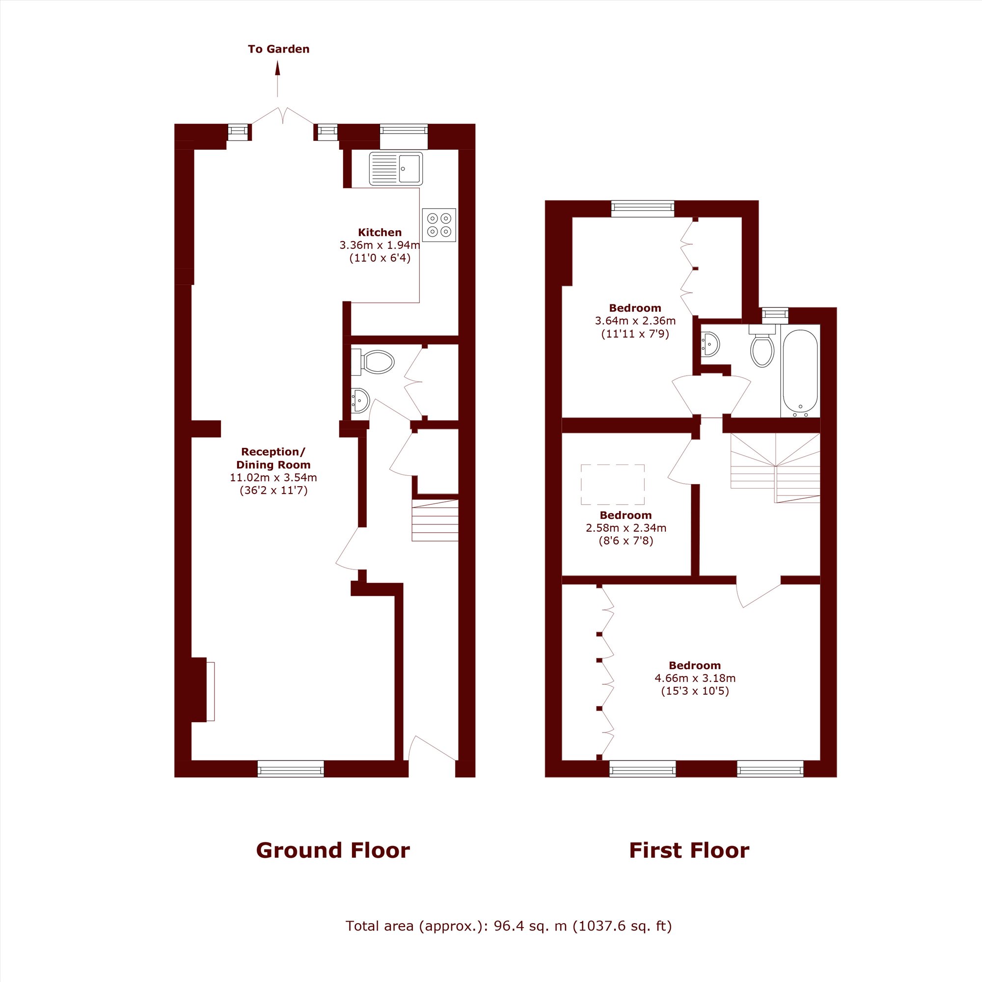 53, Hartfield Crescent, London floorplan