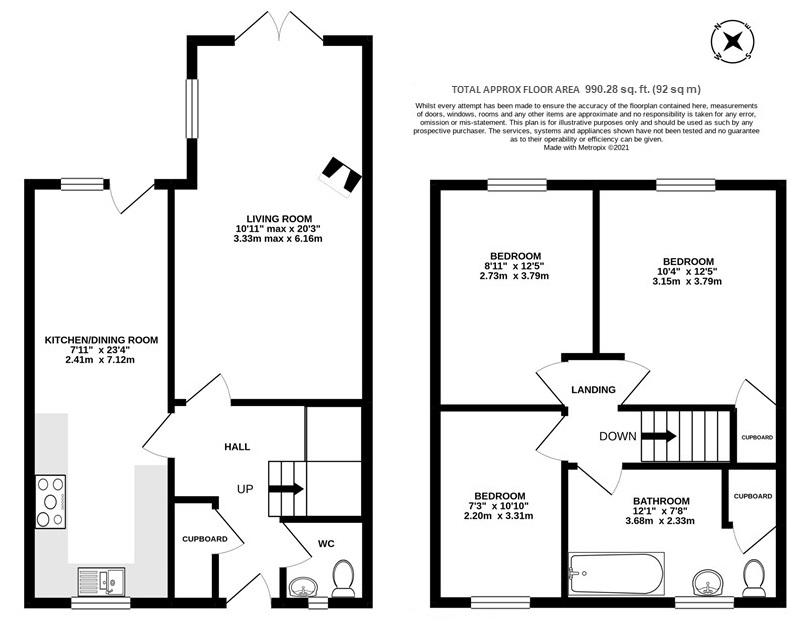 24, Hilldrop Close, Marlborough floorplan