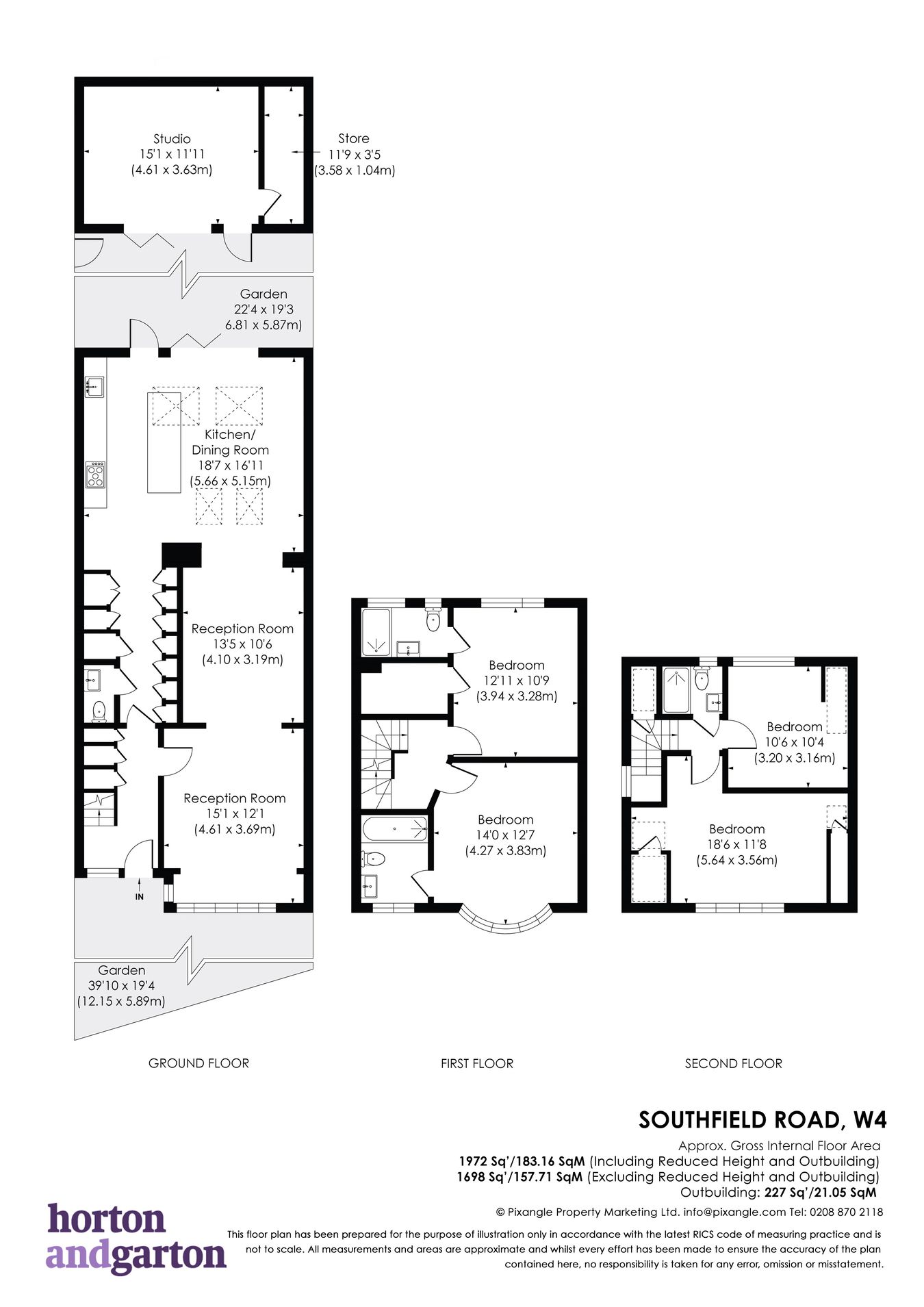 42, Southfield Road, Chiswick floorplan
