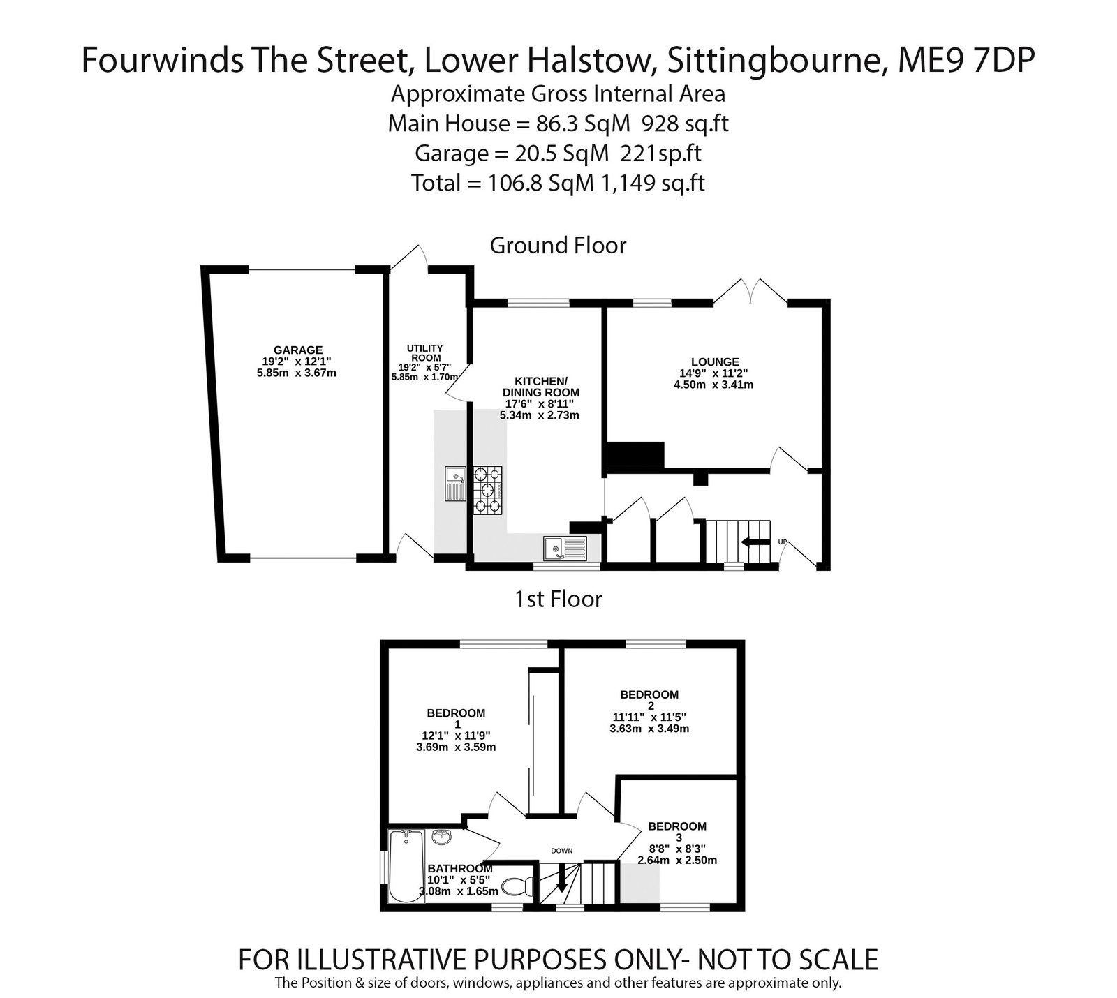 Fourwinds,1, The Street, Sittingbourne floorplan