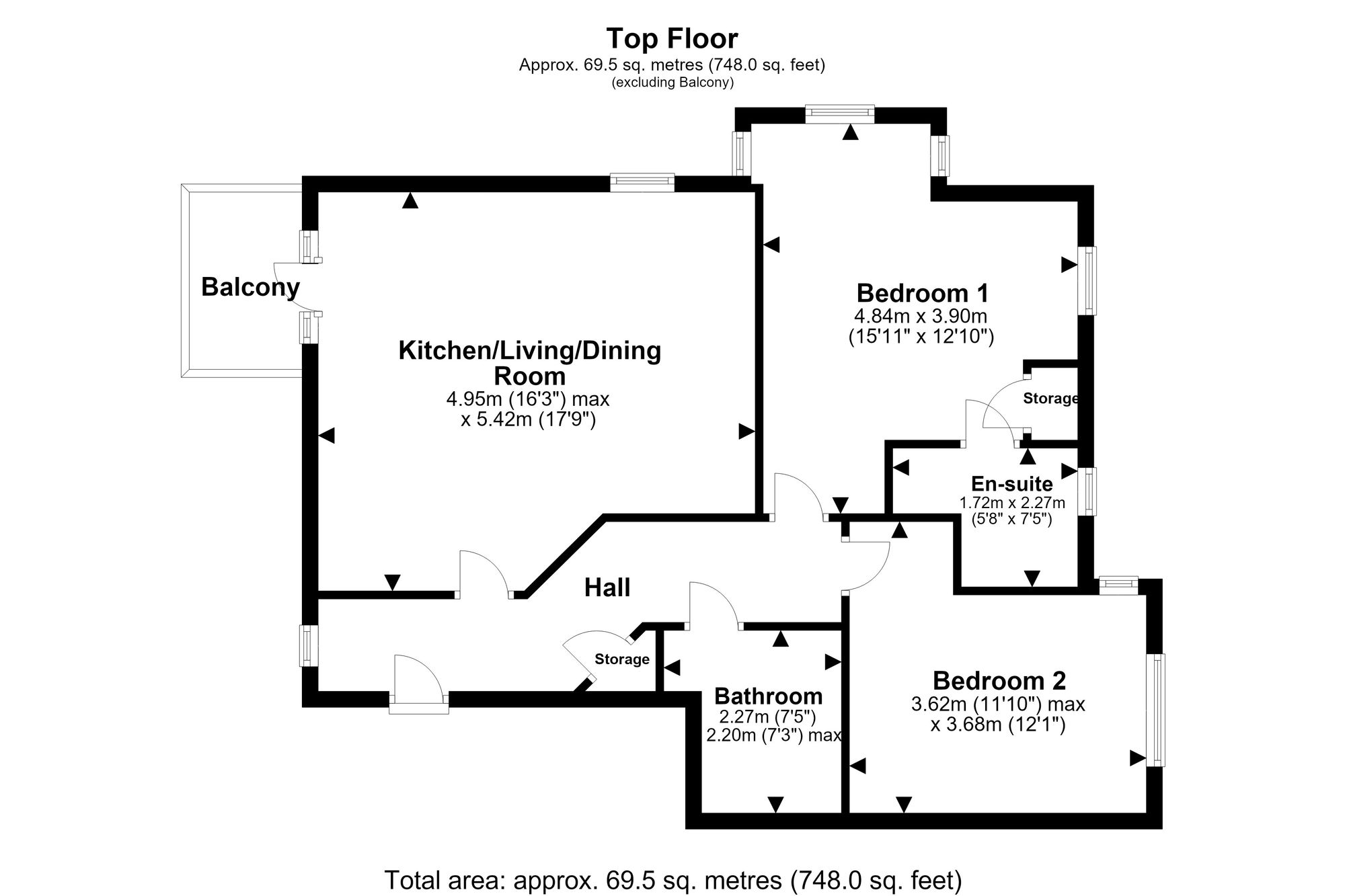 19 Mere House Arbour Walk, Frodsham floorplan