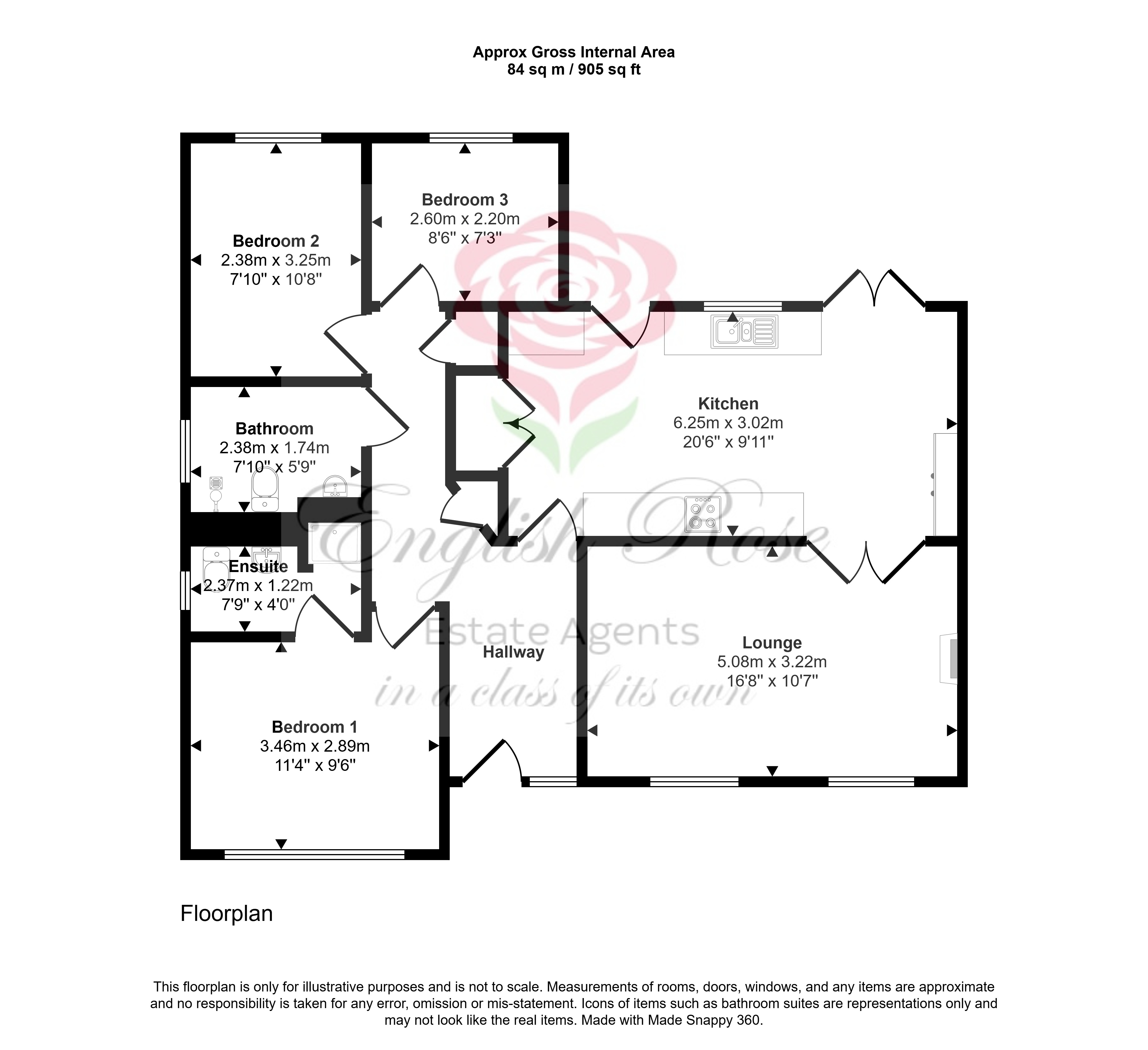 Cherrytree, Kirkby in Ashfield floorplan