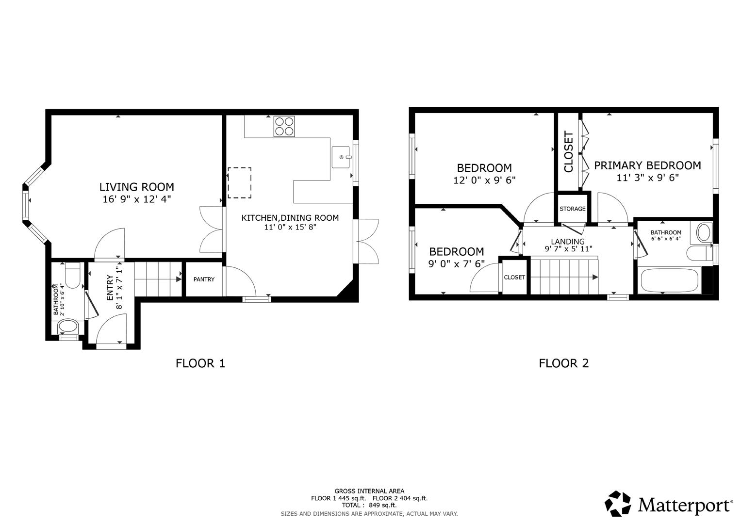 15, Carn Yr Ebol, Barry floorplan