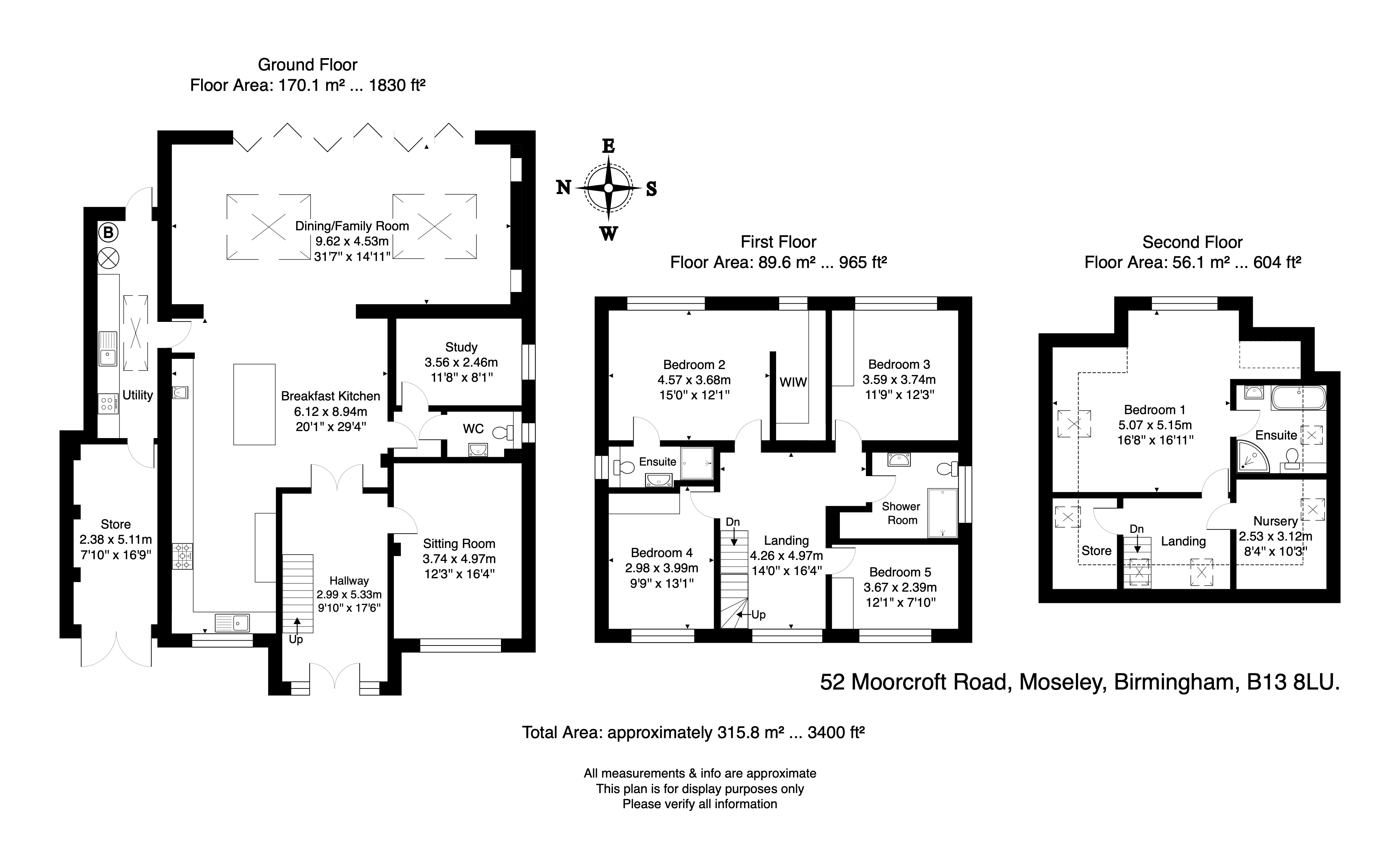 52, Moorcroft Road, Birmingham floorplan