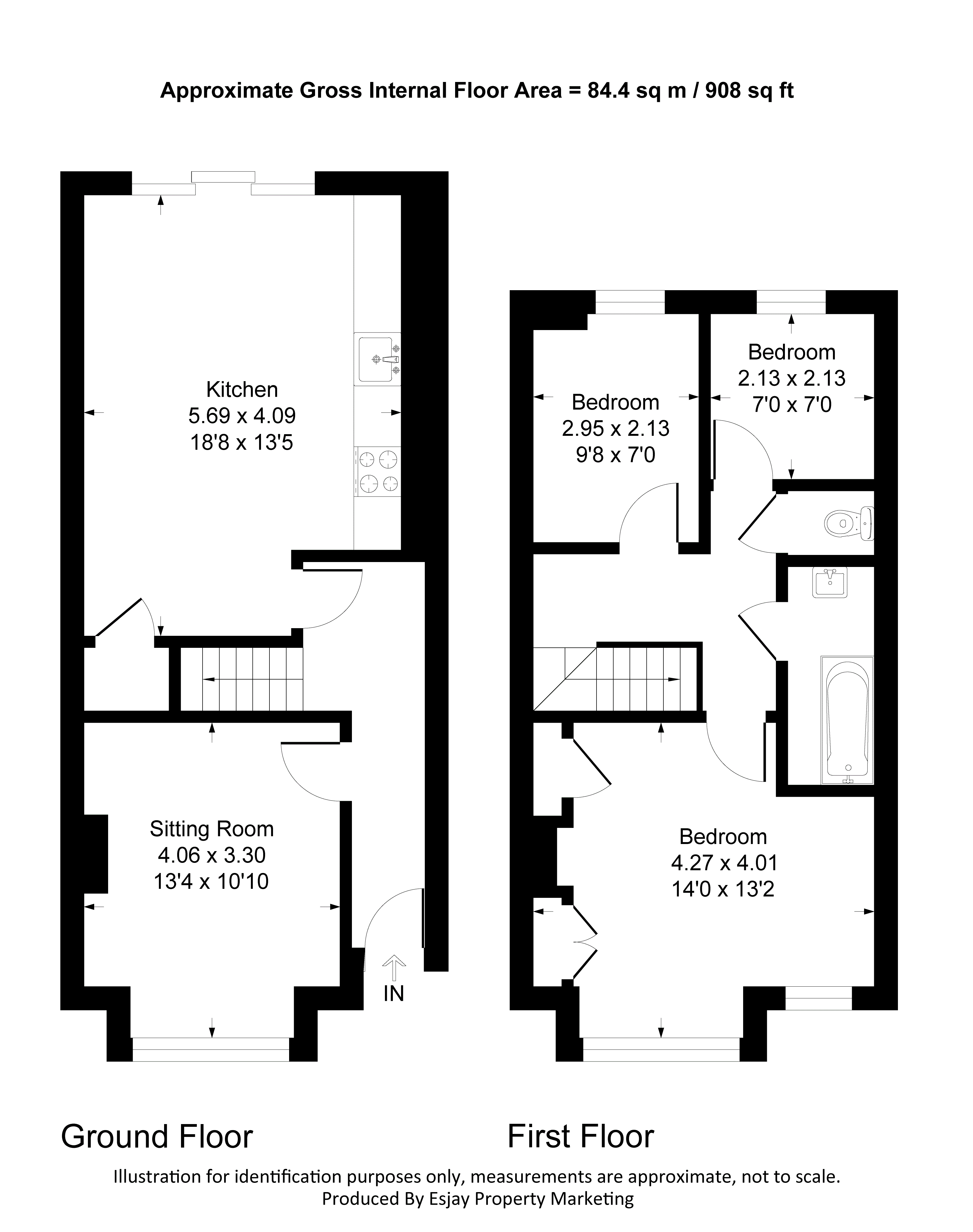 4, Beaconsfield Road, New Malden floorplan