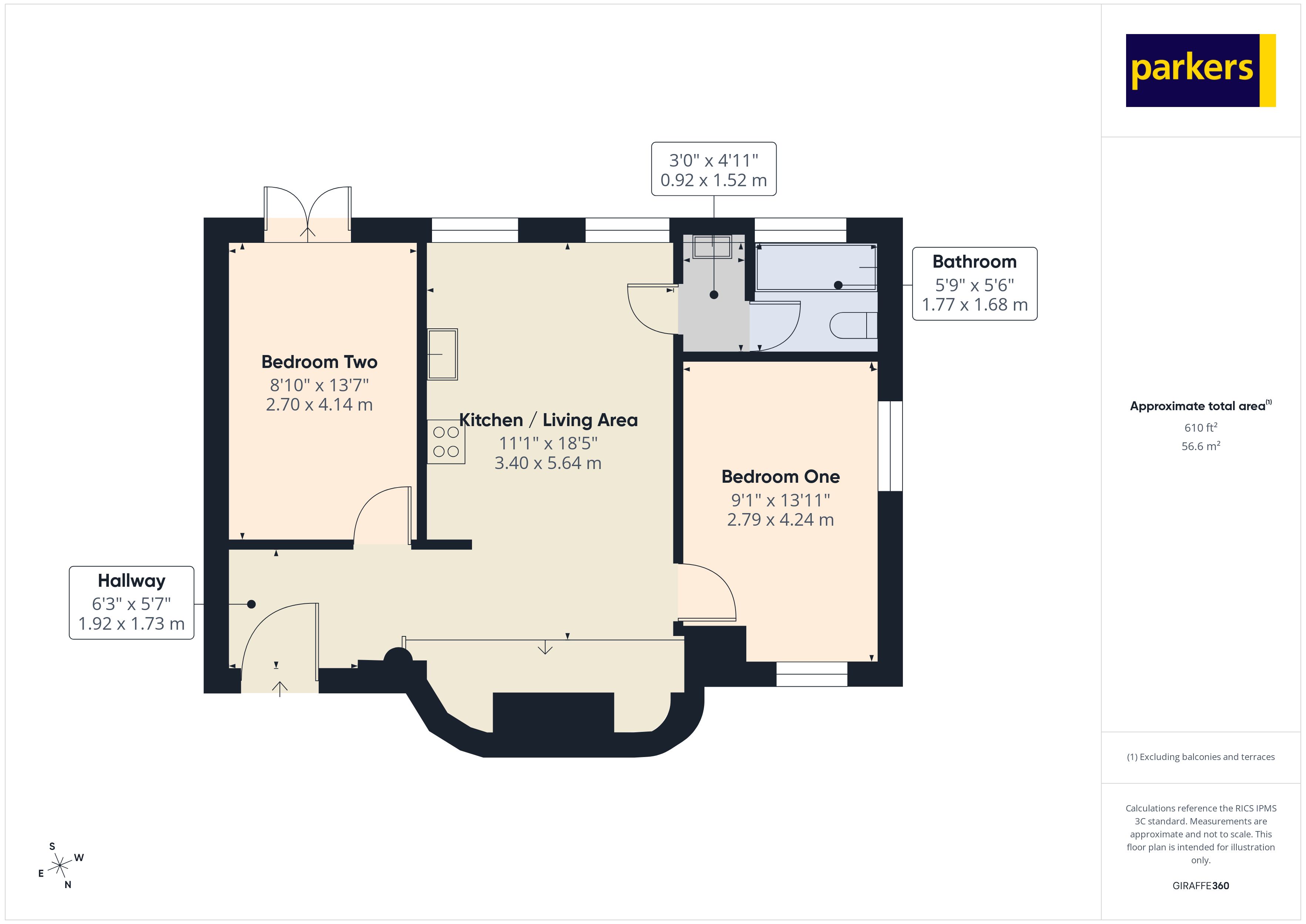 Flat 1, Newbury House, 237, Andover Road, Berkshire floorplan