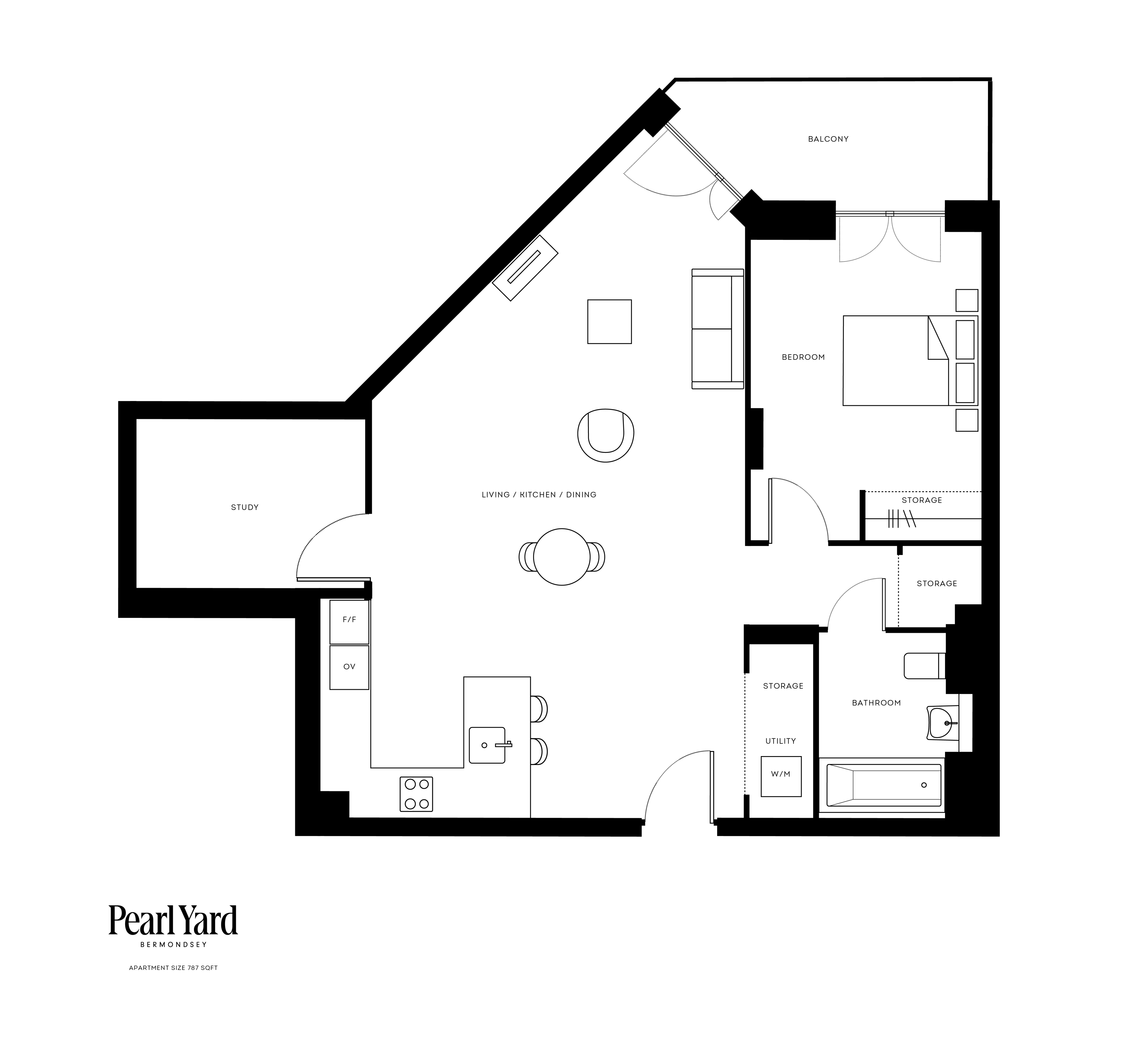 954, London floorplan
