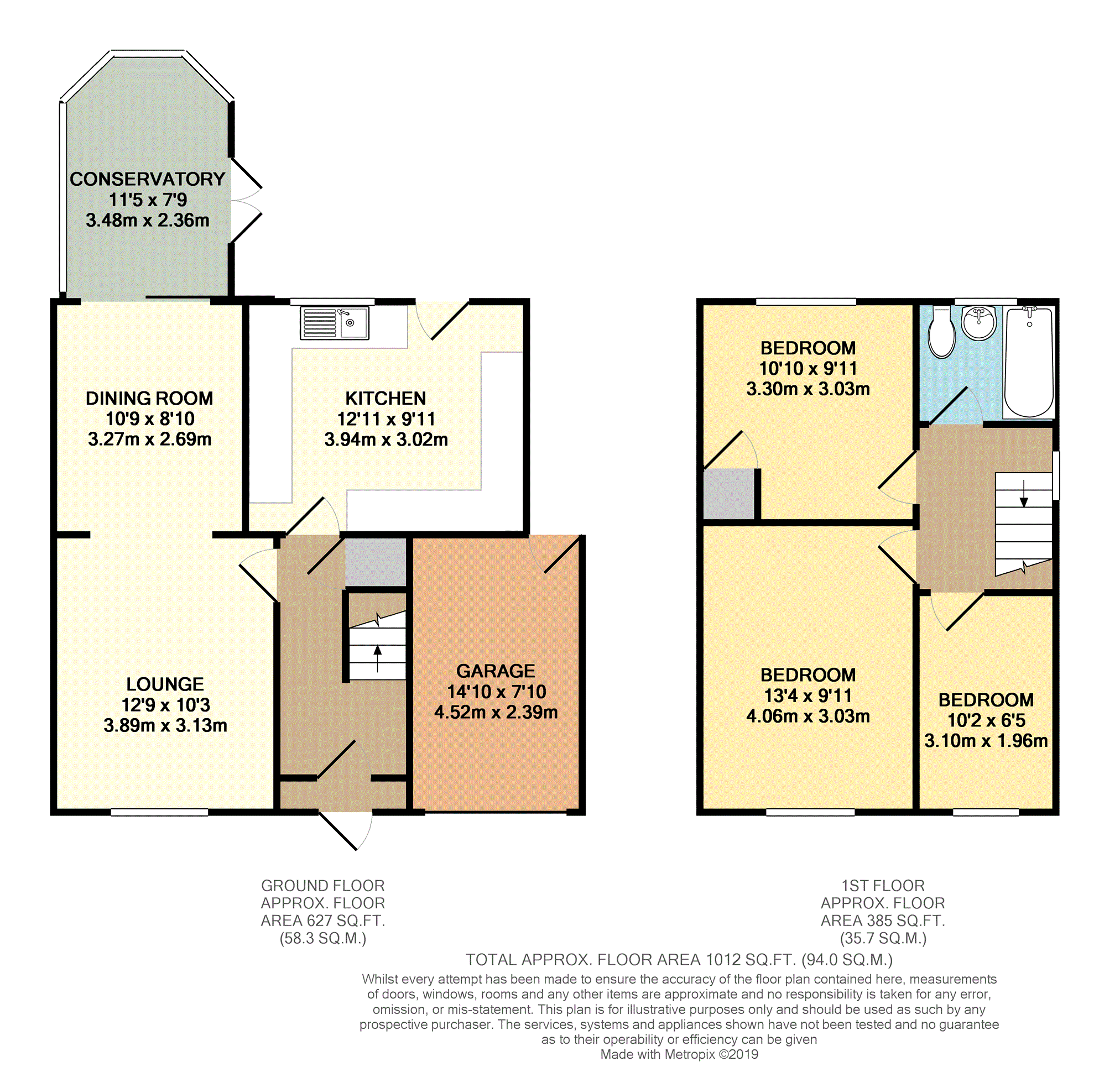 3 Bedrooms Semi-detached house for sale in Ullswater Road, Bedworth CV12