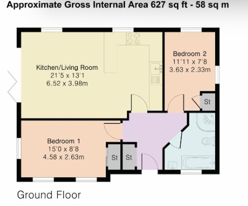 2, Grove Walk, Hertford floorplan