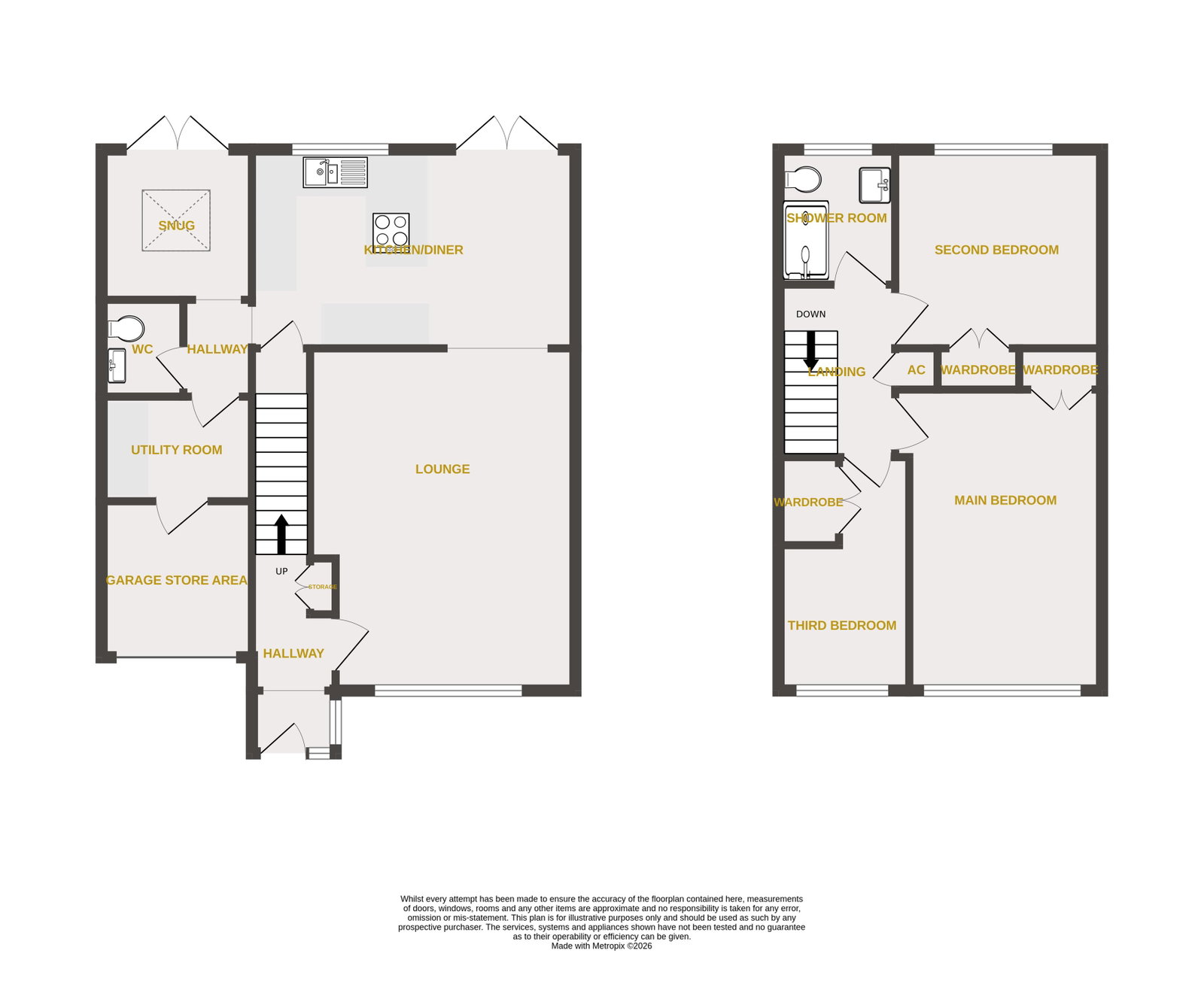 13, Grangelands, Macclesfield floorplan