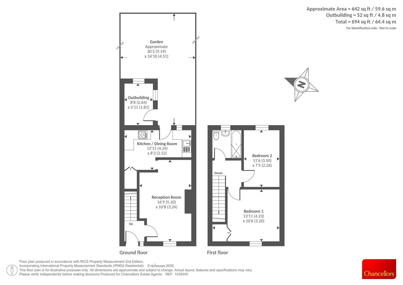 Parsons Mead, Oxfordshire floorplan