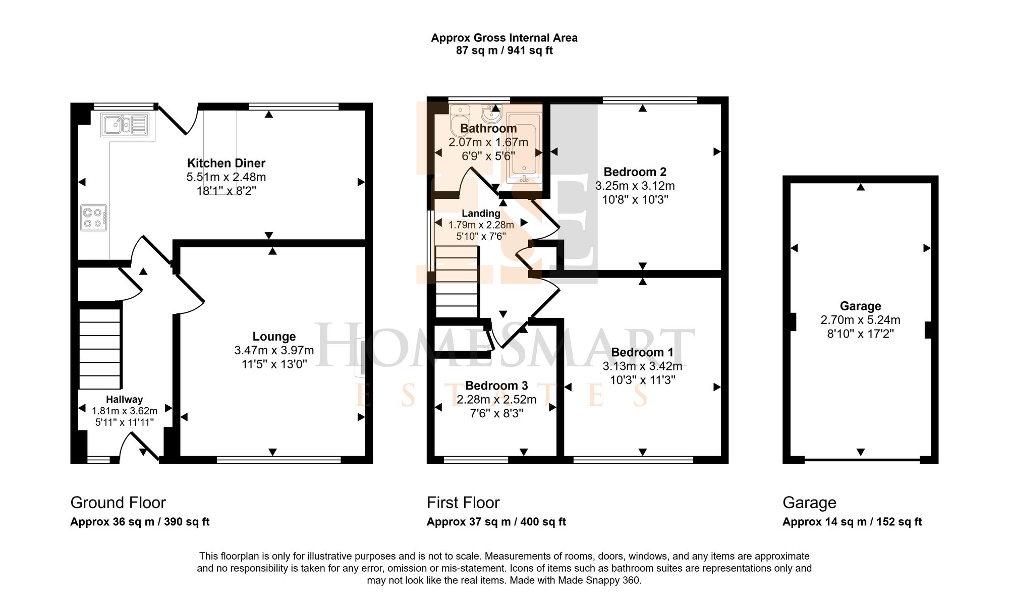 5 Braithwaite Close, Runcorn floorplan