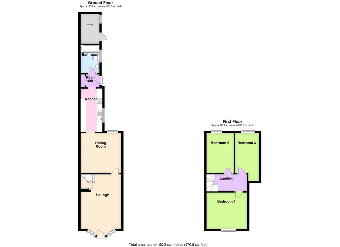 50, Oxford Street, Lincolnshire floorplan