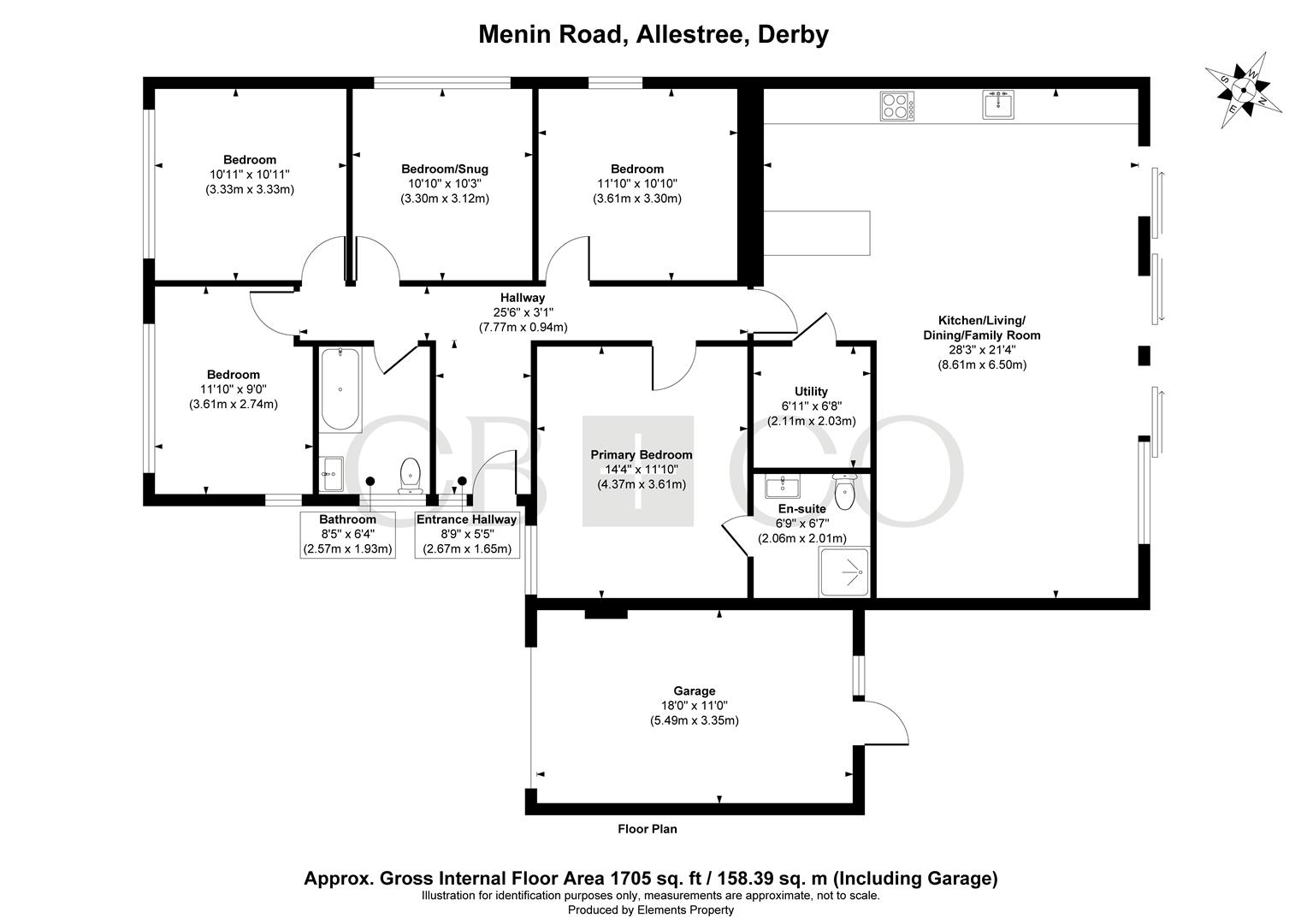 14, Menin Road, Derby floorplan