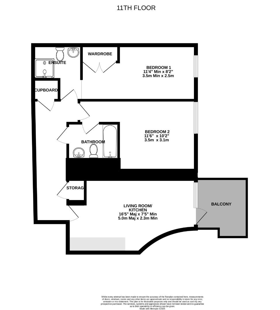 275, Wellington Quarter, Leeds floorplan