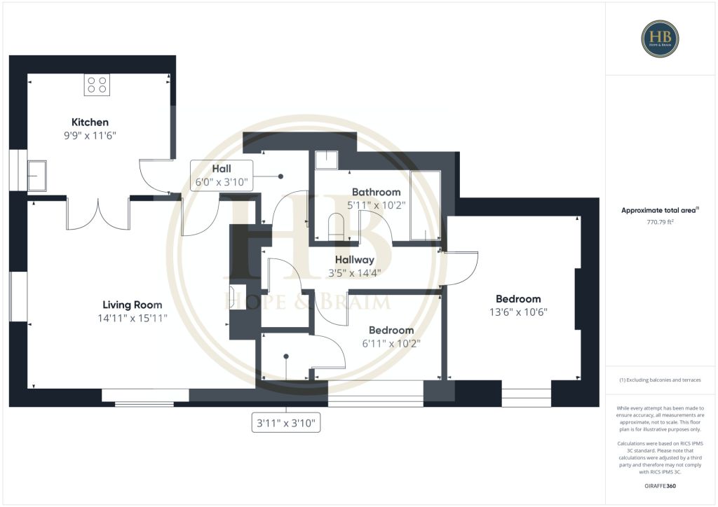9 The Woodlands, Woodlands, Whitby floorplan