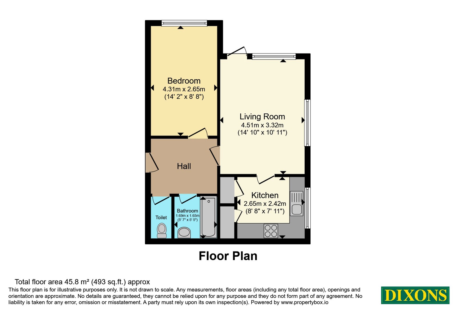 Flat 23, Wentworth Court,, Kingsbury Road, Birmingham floorplan