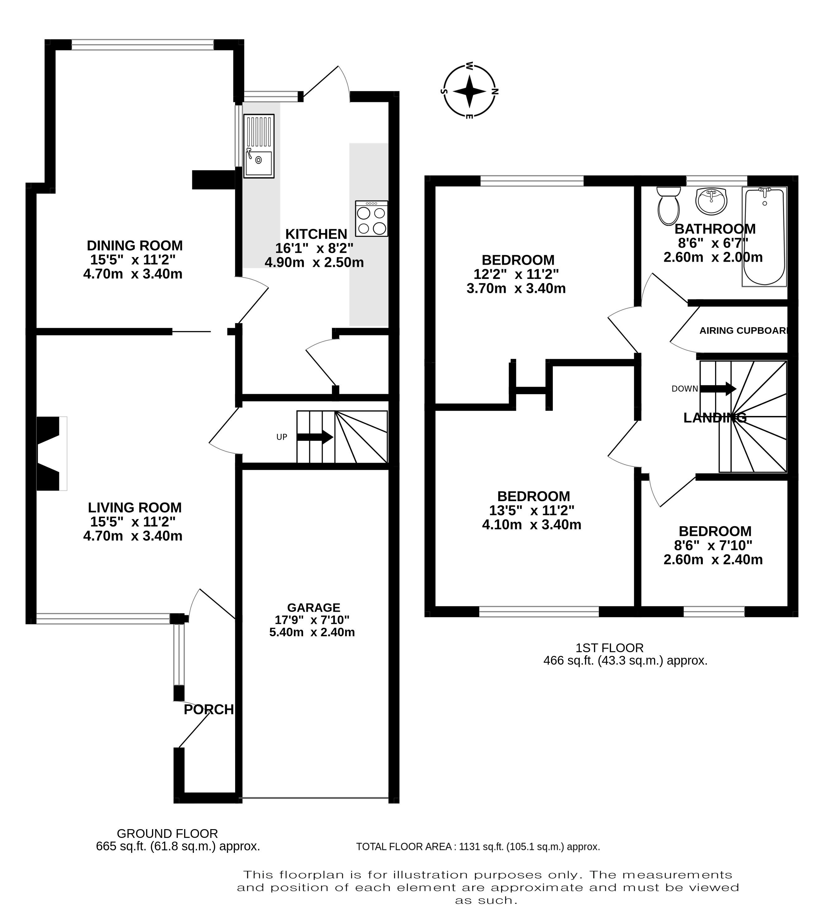 10, Lindley Close, Hertfordshire floorplan