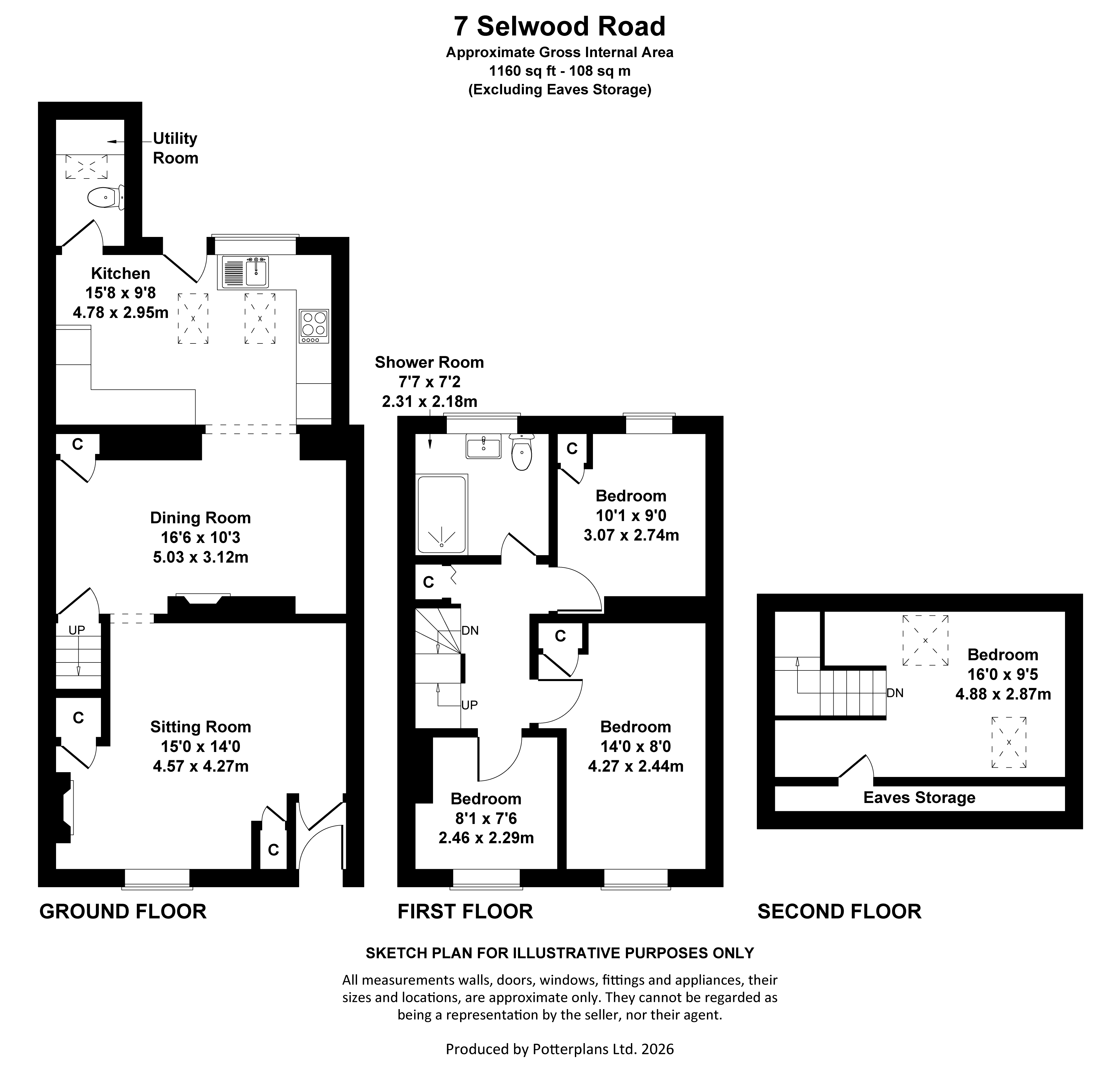 7, Selwood Road, Somerset floorplan