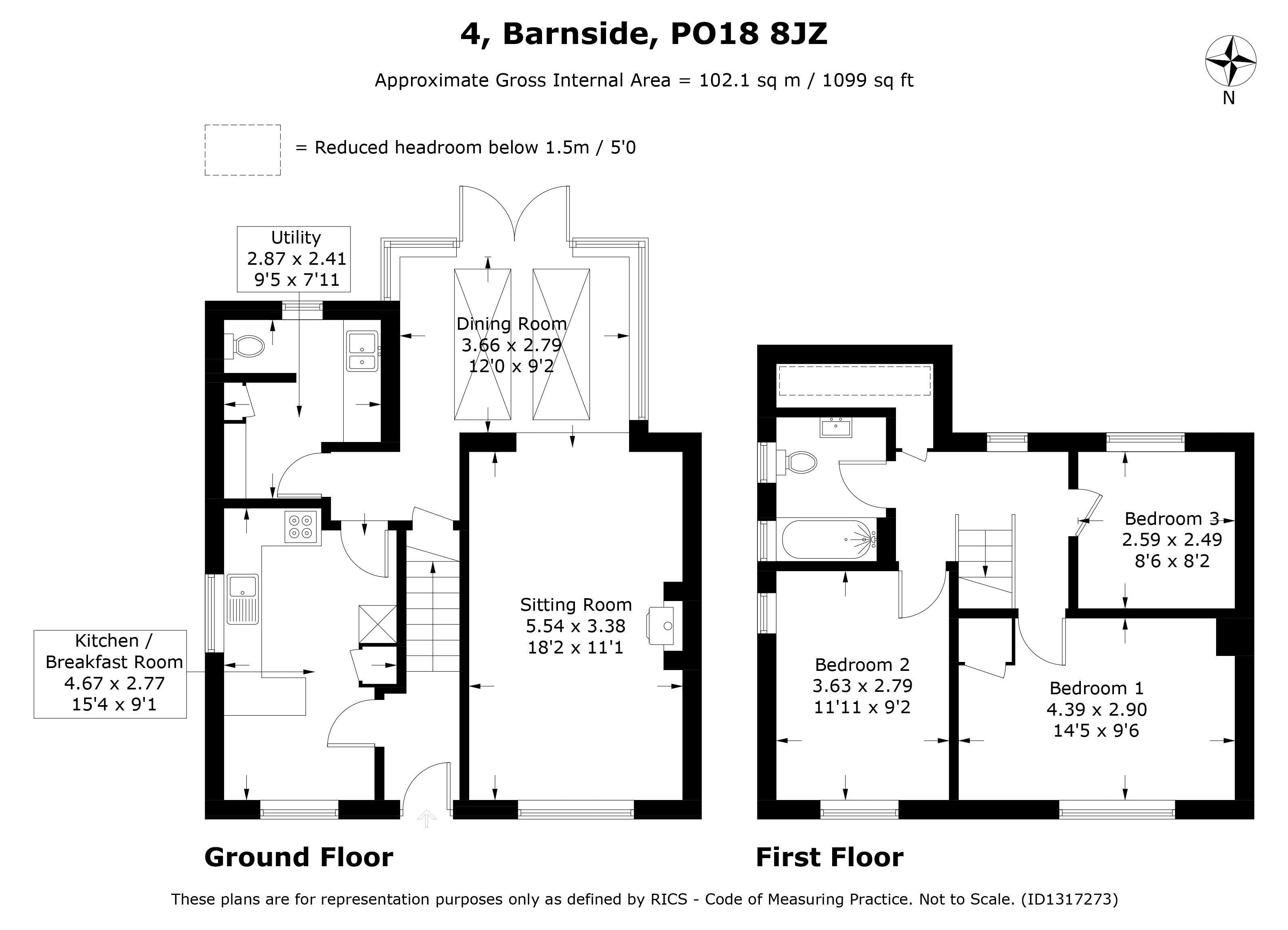 4, Barnside, Chichester floorplan