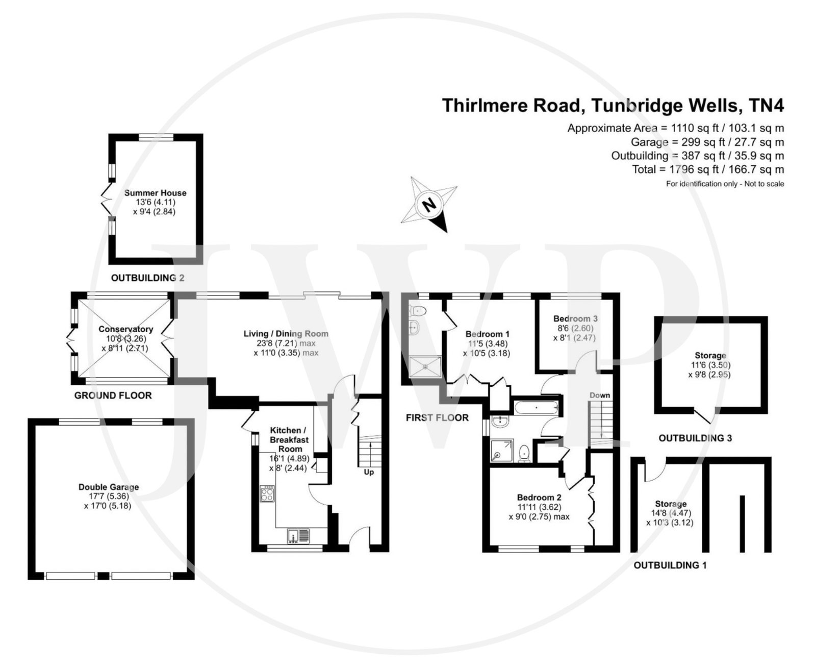 17, Thirlmere Road, Tunbridge Wells floorplan