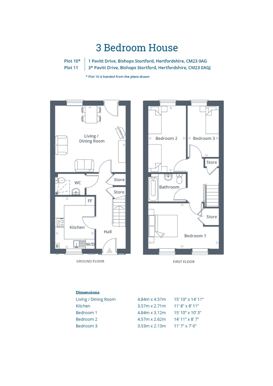 1, Stortford Fields, Bishop's Stortford floorplan