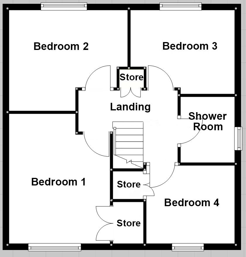 63, Chatsworth Drive, Burton-on-trent floorplan