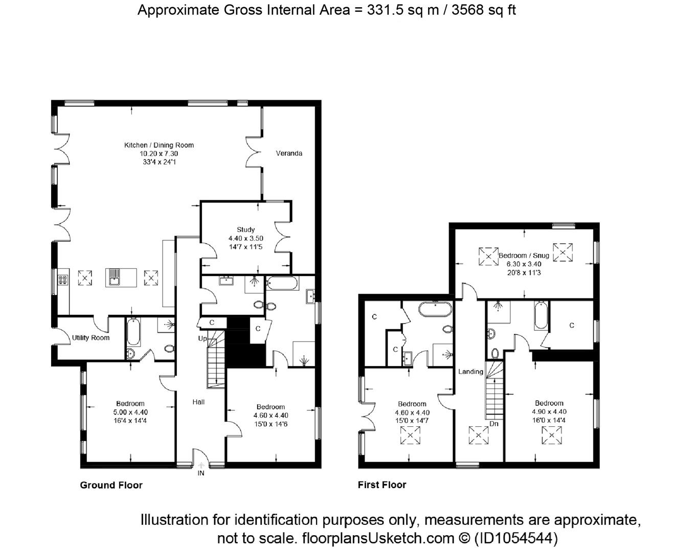Coombelands, Taunton floorplan