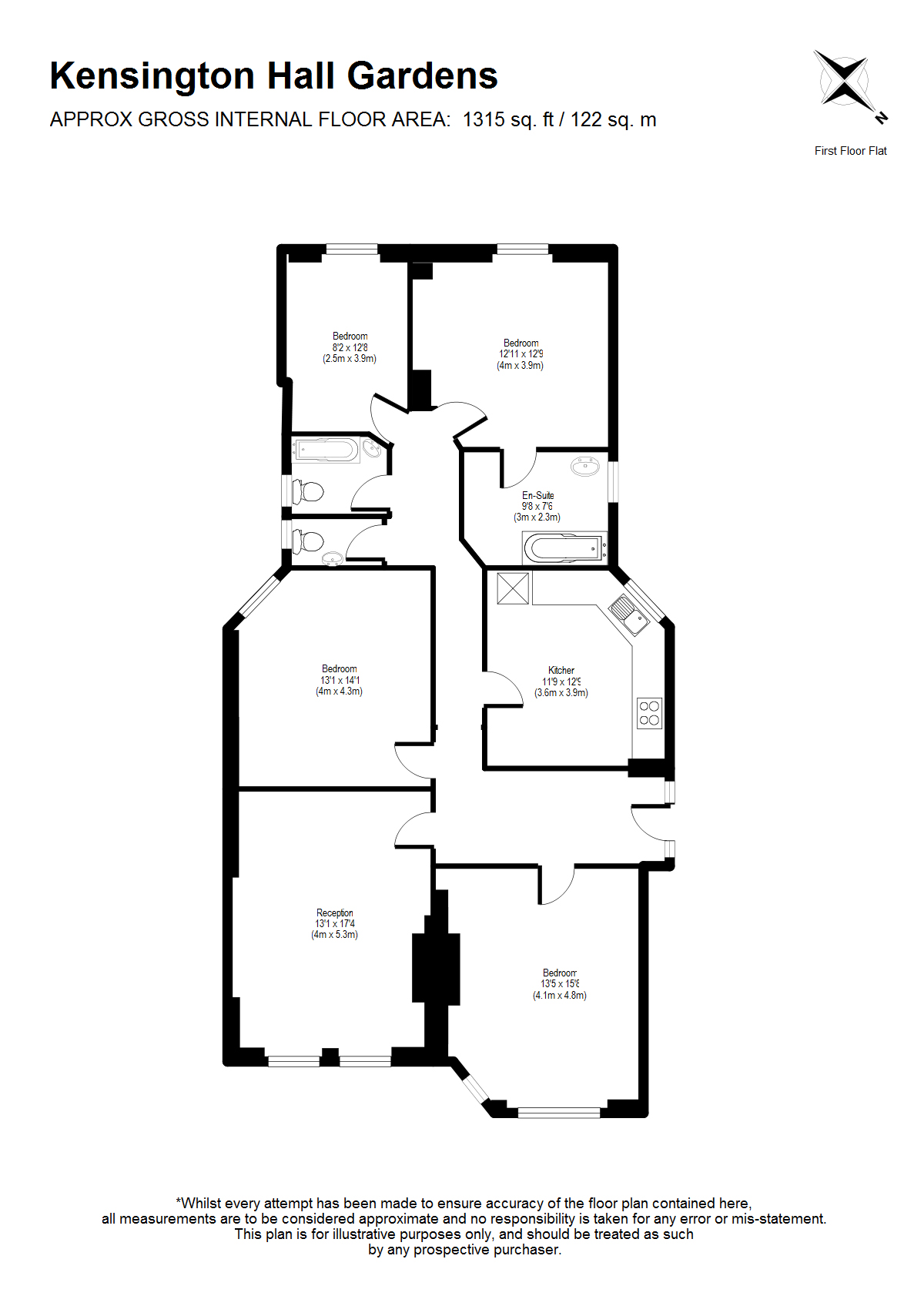 4 Bedrooms Flat to rent in Kensington Hall Gardens, Beaumont Avenue, West Kensington W14