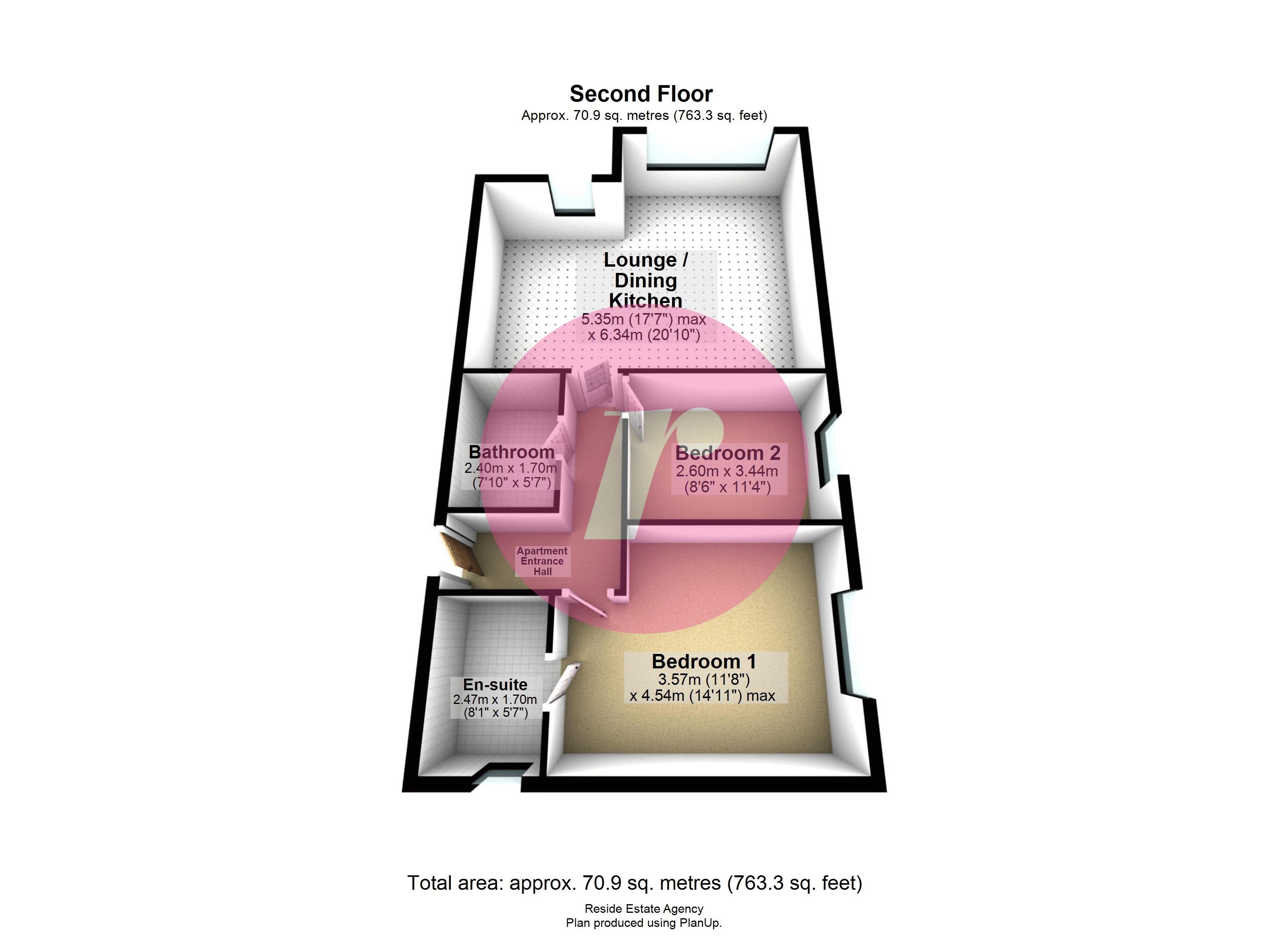3 Lexie Court, Buxton Street, Heywood floorplan