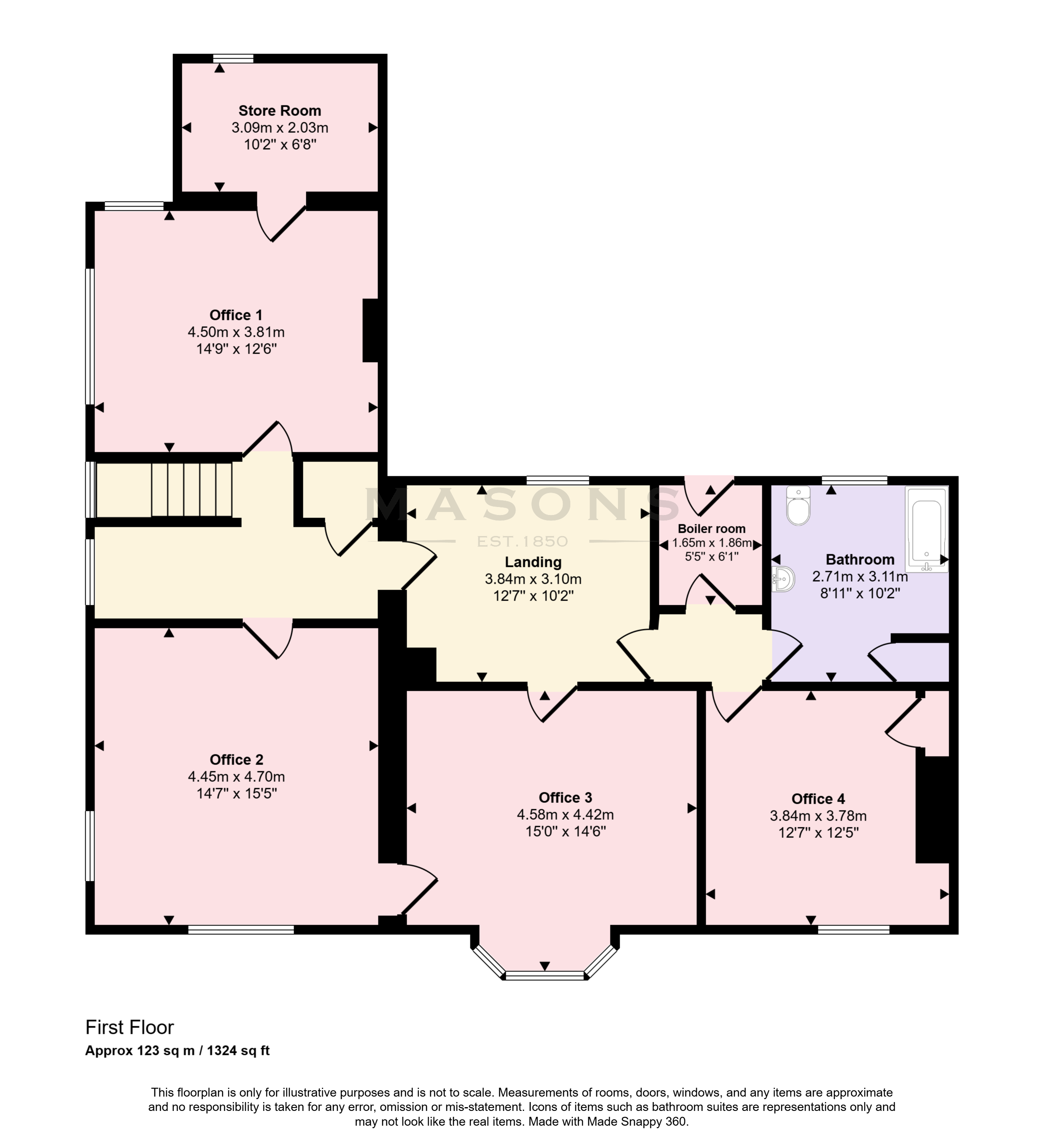 3-5, Eastgate, Louth floorplan