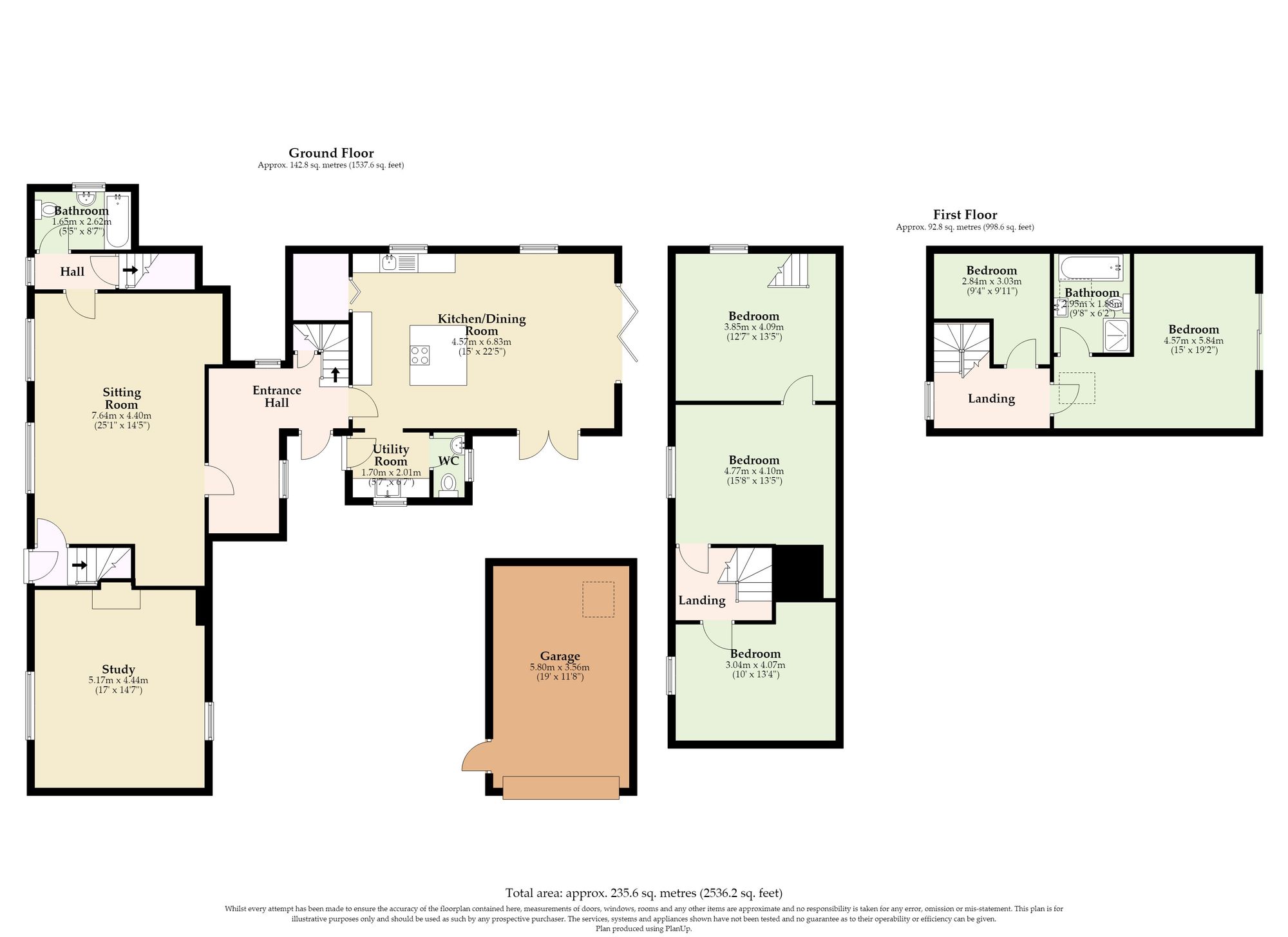 Chapel House The Street, Diss floorplan