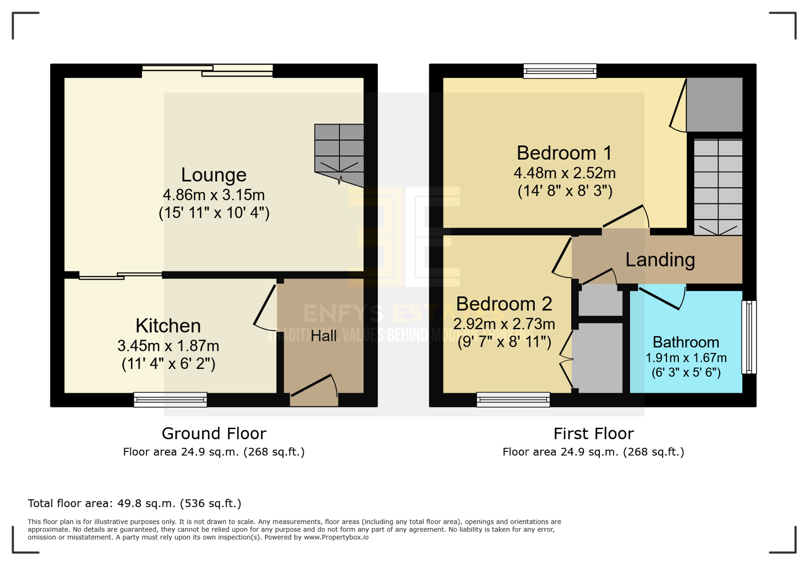 21, Kingsway, Llandudno floorplan
