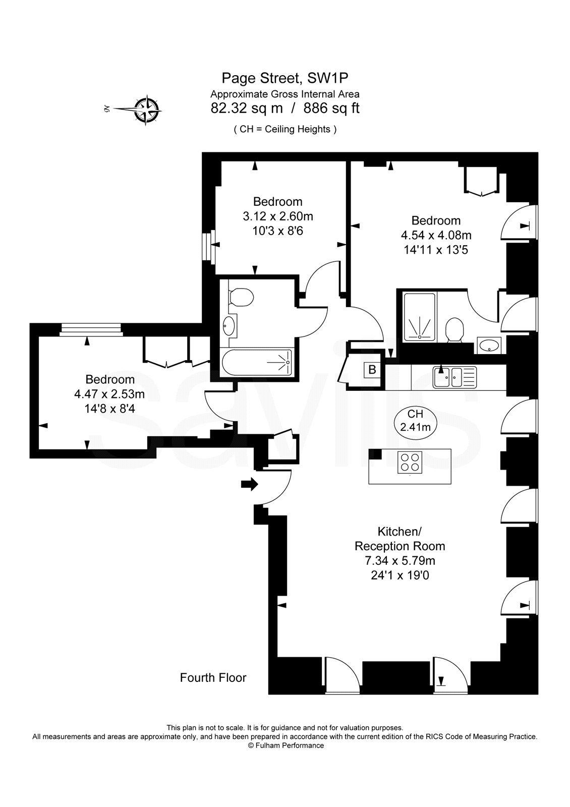 Flat 8,, Altayyar House, Westminster floorplan