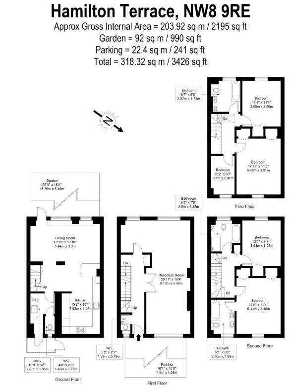 27, Hamilton Terrace, St John's Wood floorplan