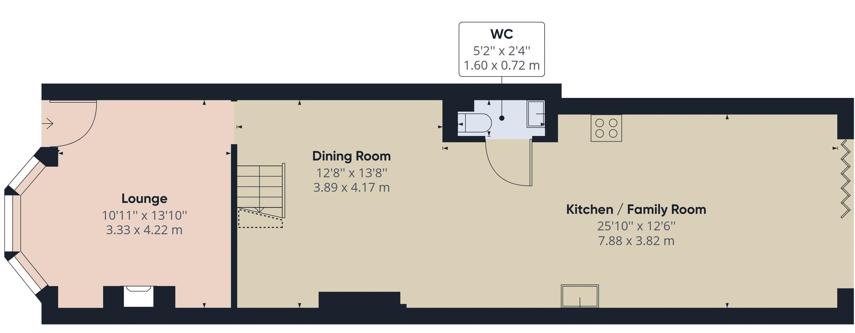 Oatlands Road, Tadworth KT20, 3 bedroom terraced house for sale