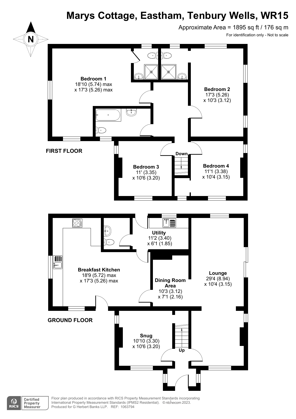 Marys Cottage, Eastham, Tenbury Wells WR15, 4 bedroom detached house for sale 66331738
