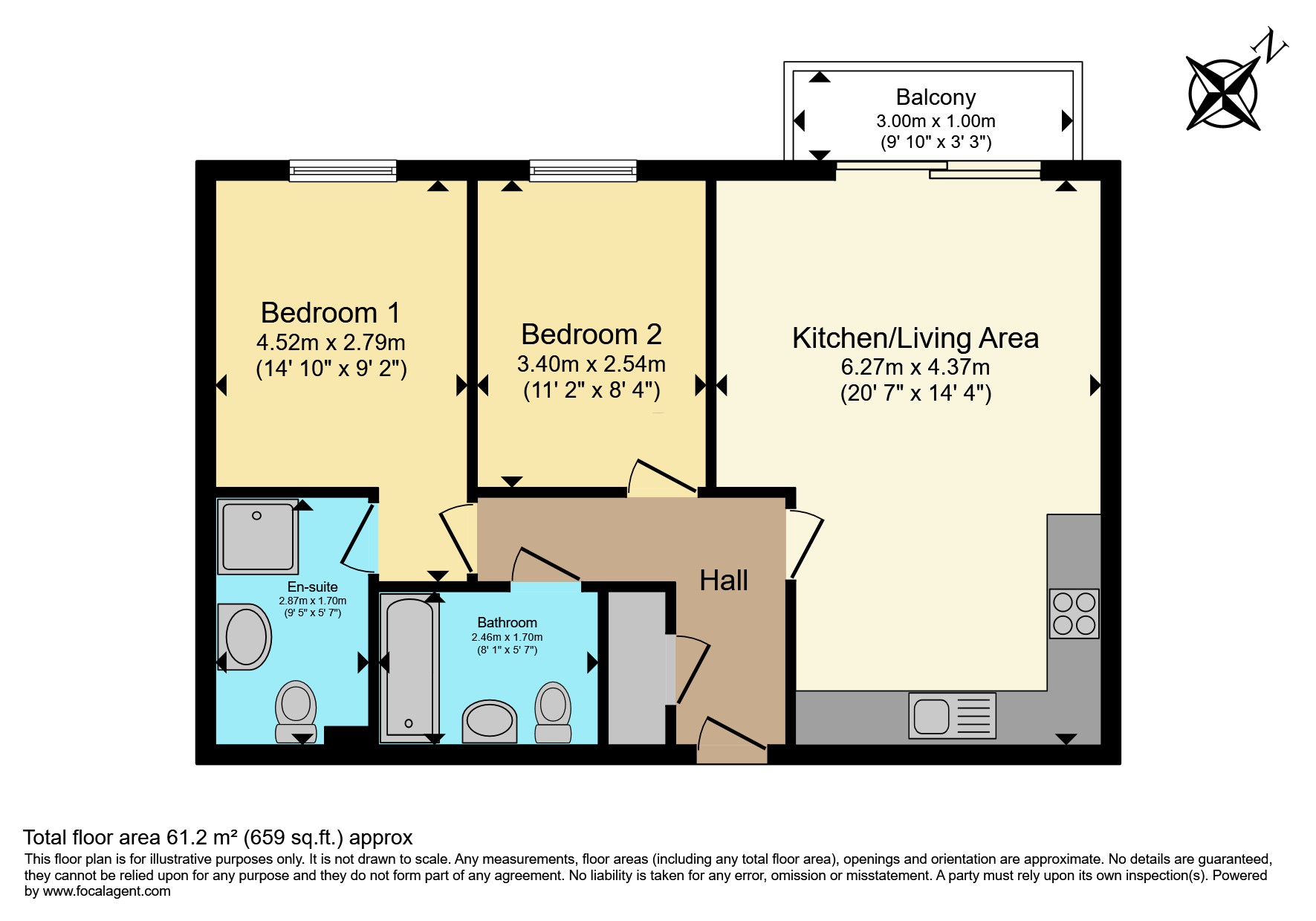 Palgrave Road, Bedford floorplan