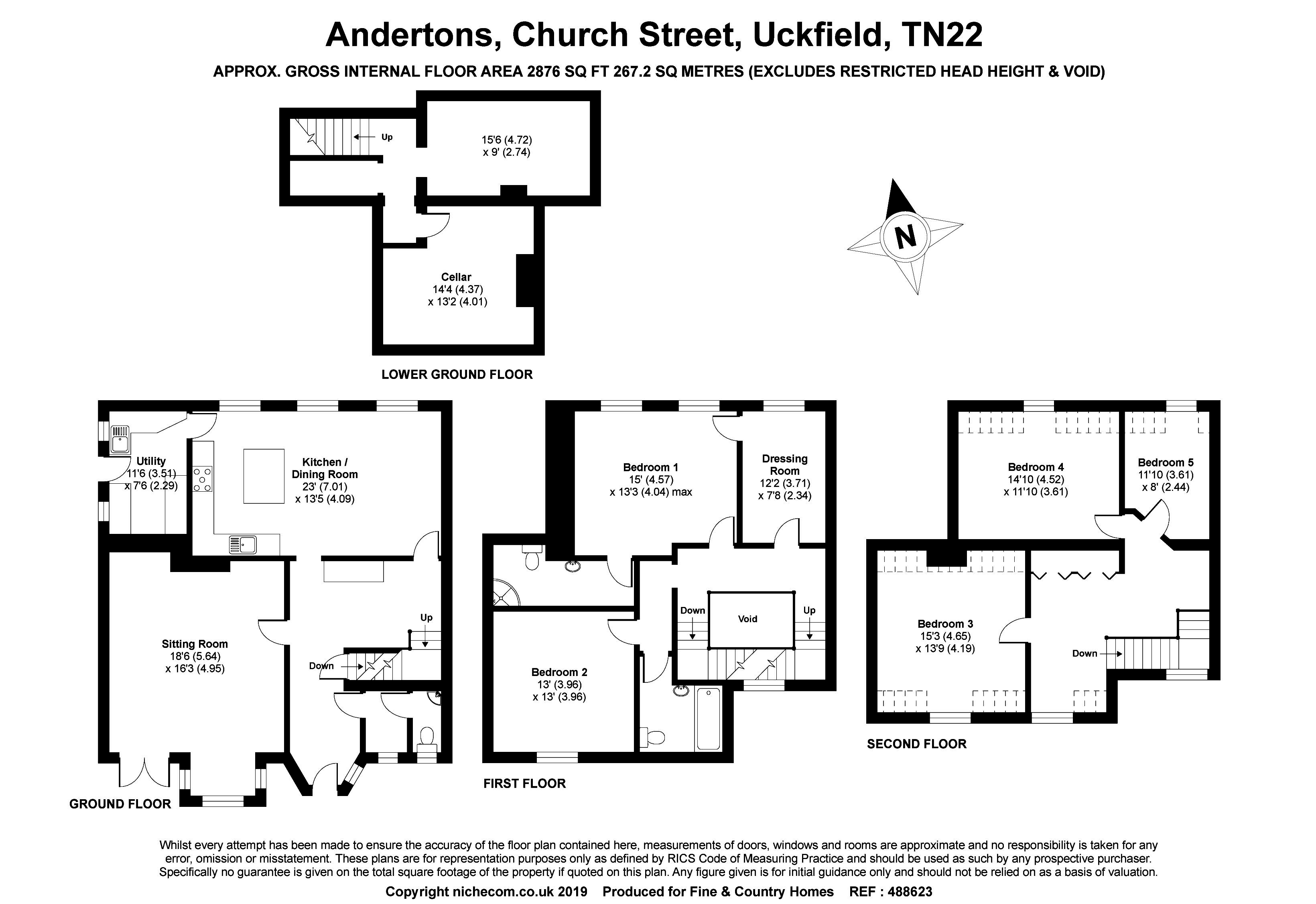 6 Bedrooms Town house for sale in Church Street, Uckfield TN22