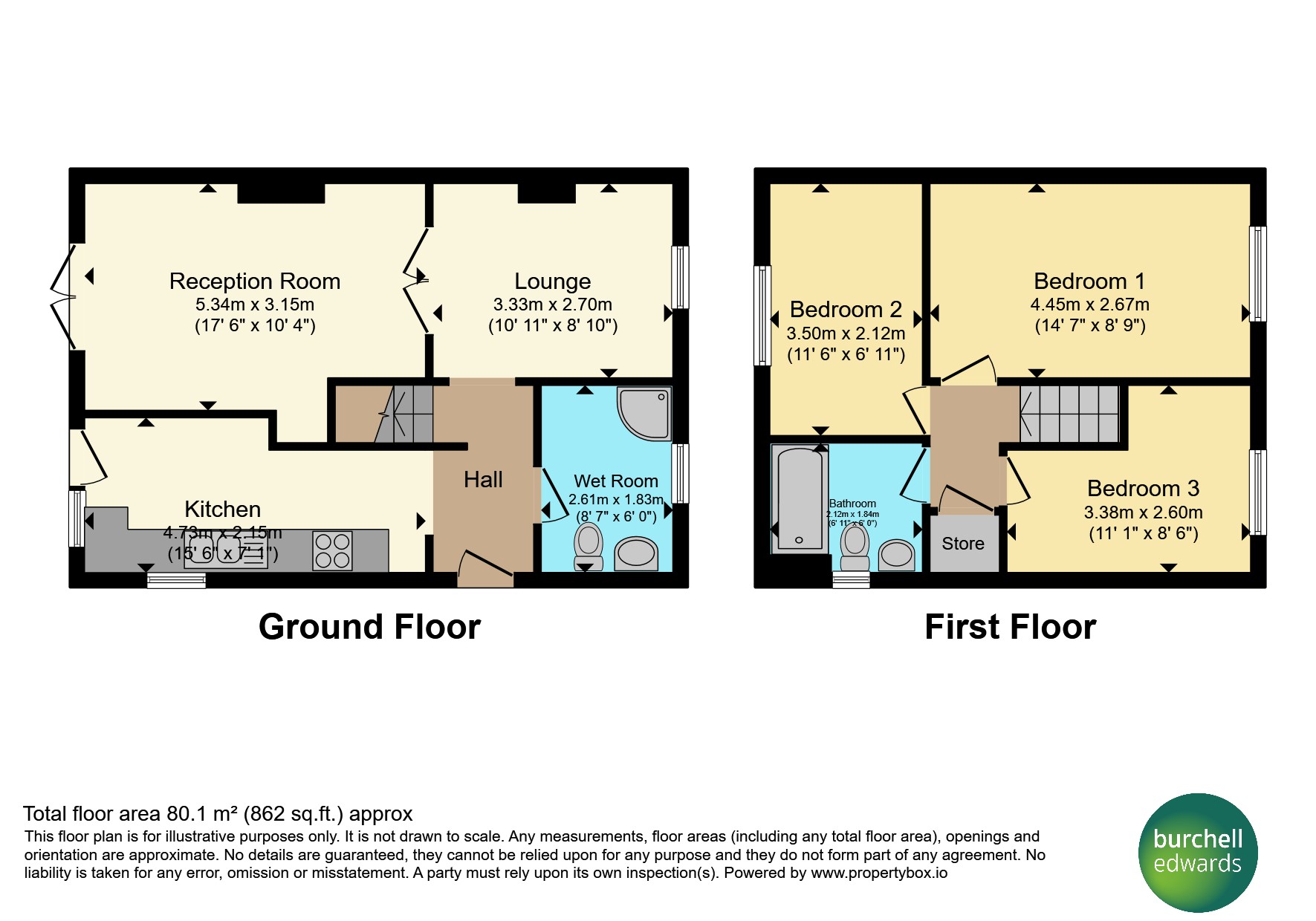 49, Westmorland Way, NOTTINGHAM floorplan
