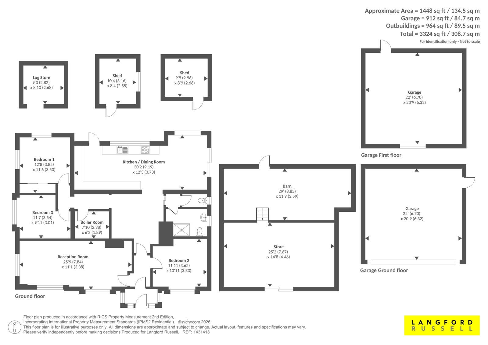 Marsh Cottage,, The Hurst, Borough Green floorplan