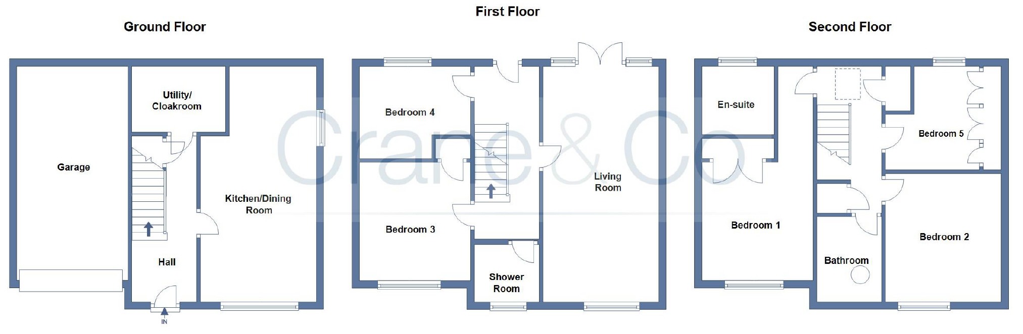 5 Bedrooms Detached house for sale in Reef Way, Hailsham BN27