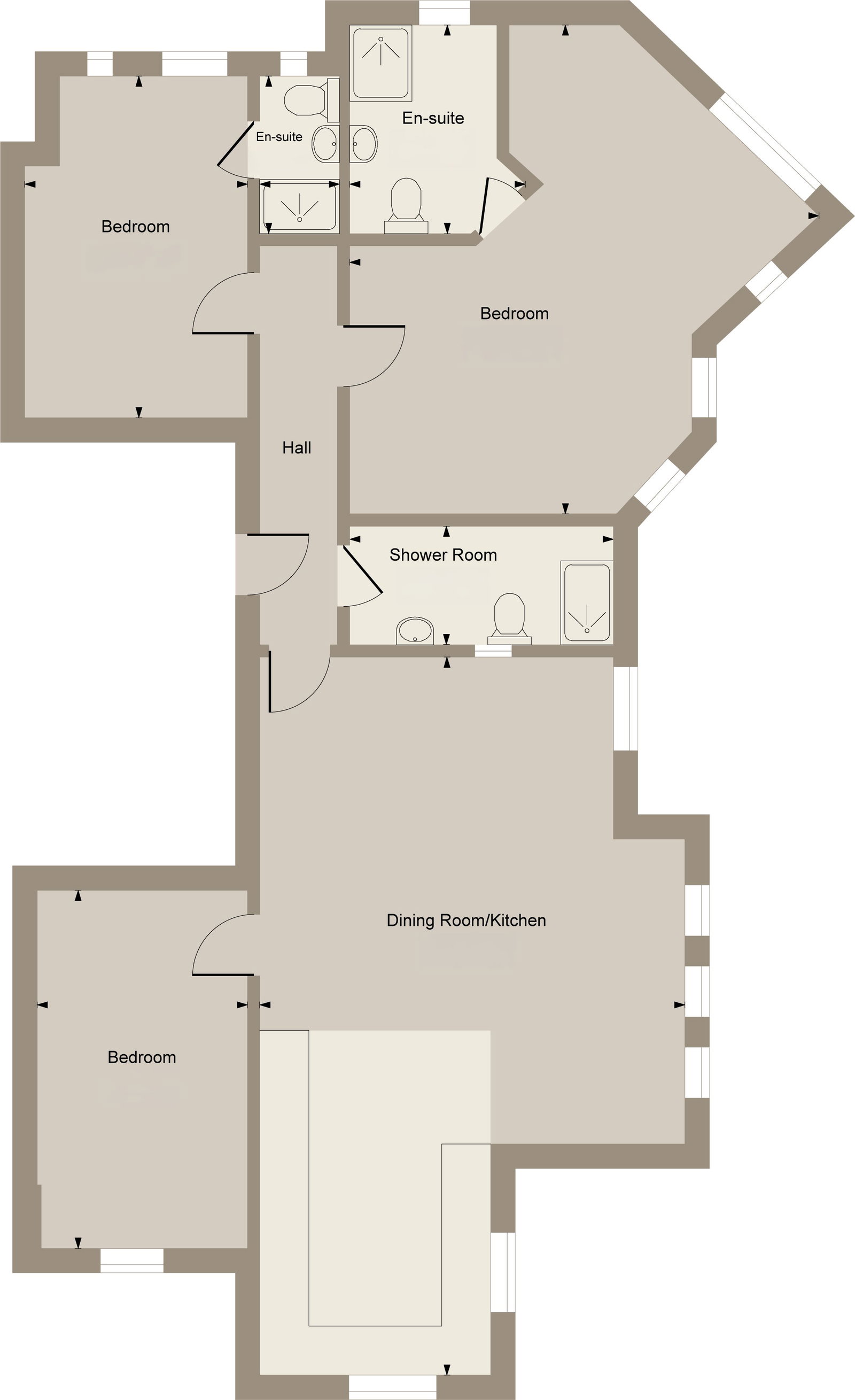 21,Apartment 4 Sandwarren, Victoria Road, Formby floorplan