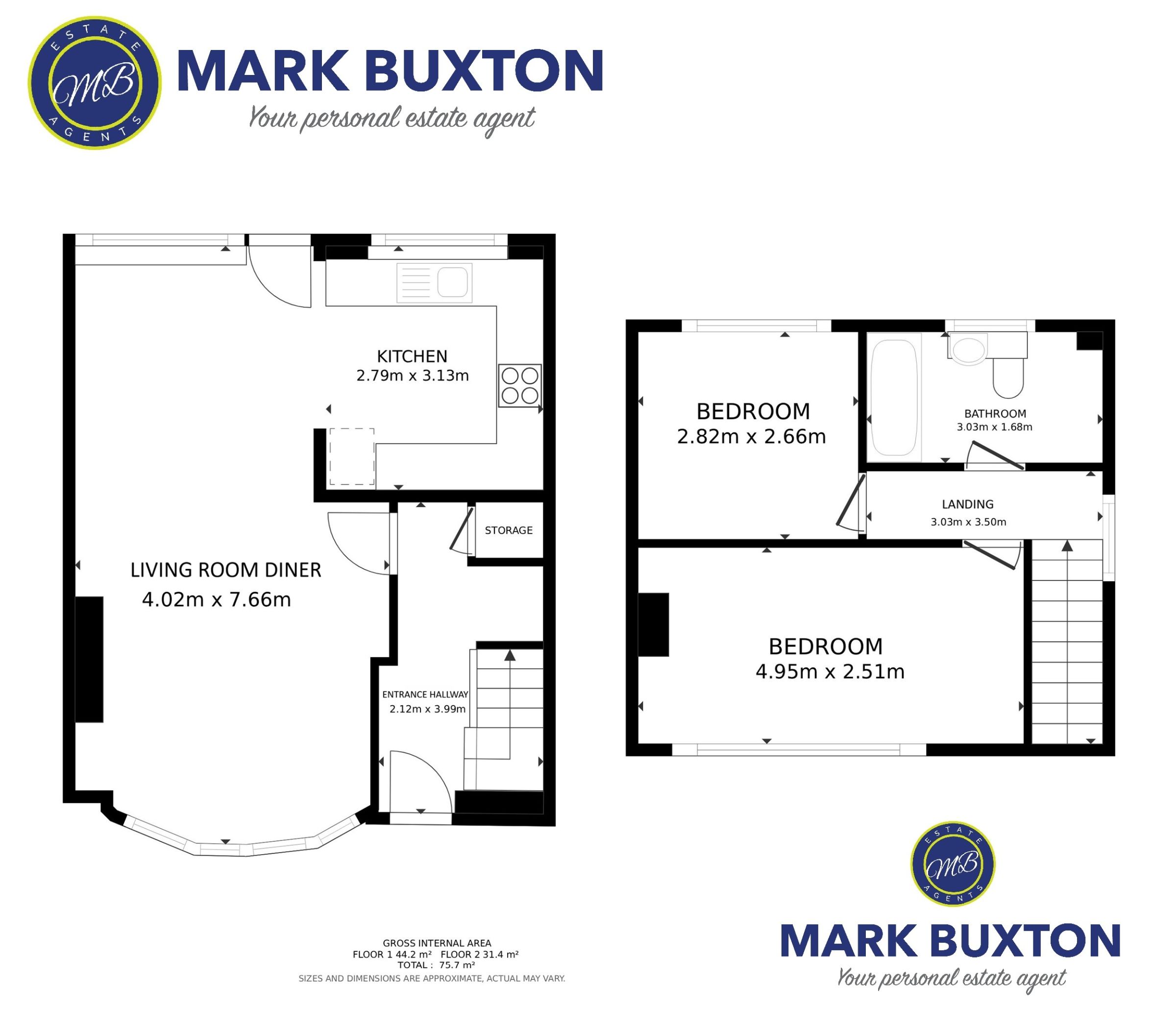 22, Dorset Place, Clayton, Newcastle under Lyme, ST5 3DG floorplan